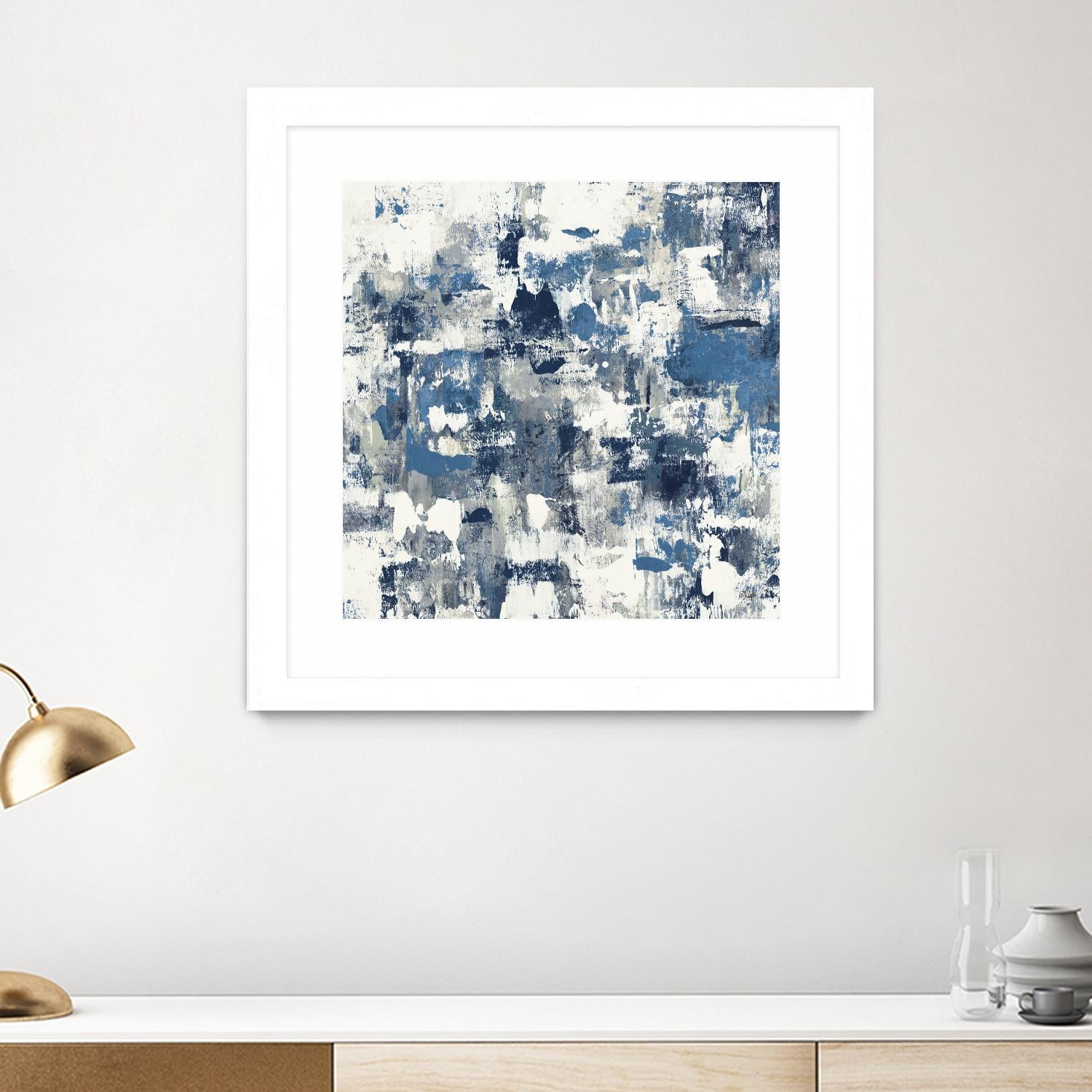 Conclusion Found I by Lisa Ridgers on GIANT ART - grey abstract