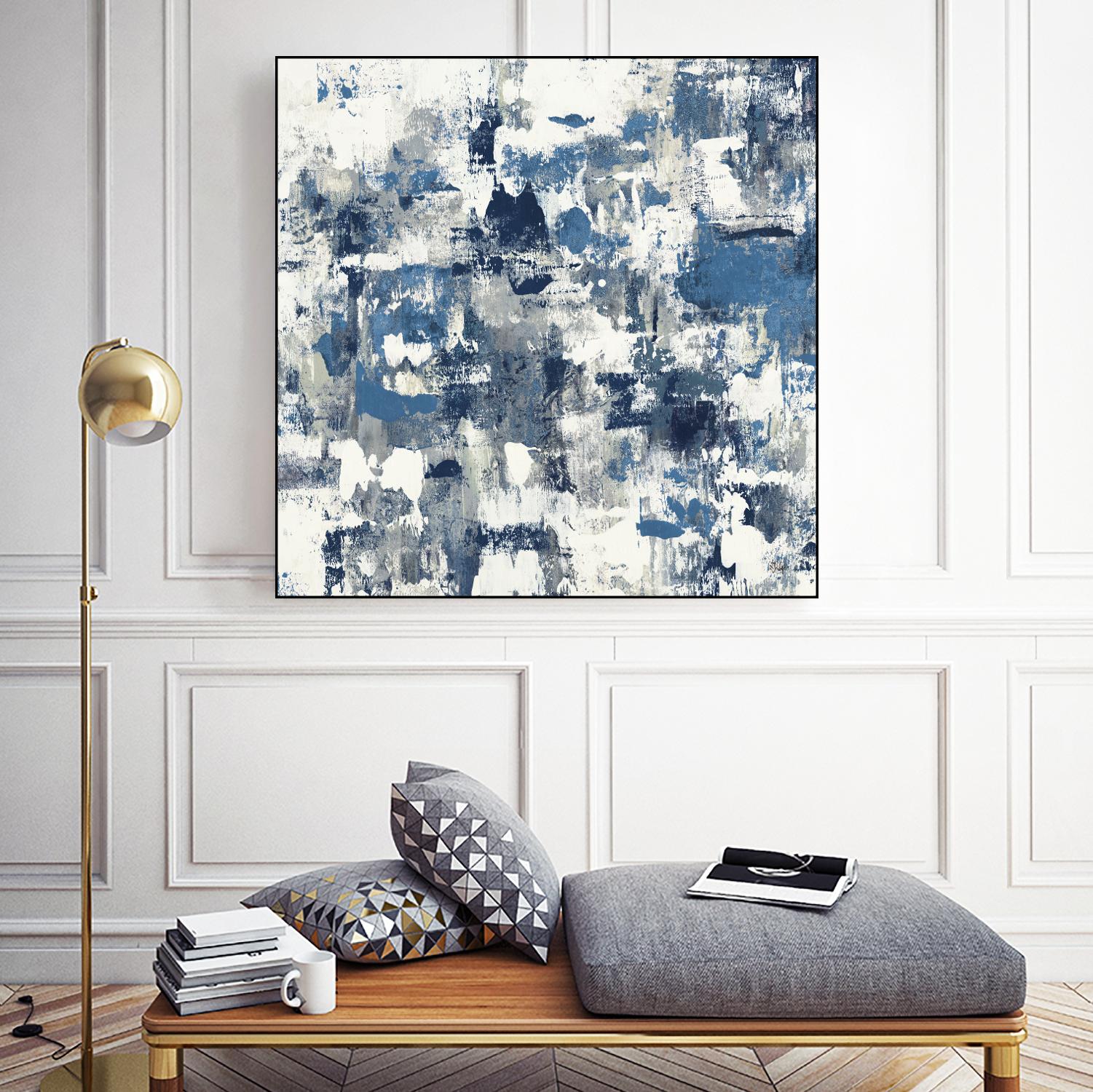 Conclusion Found I by Lisa Ridgers on GIANT ART - grey abstract