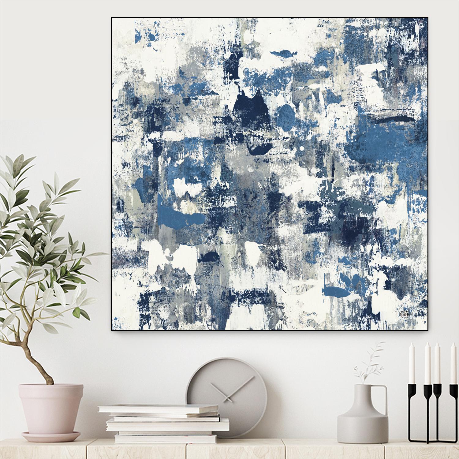 Conclusion Found I by Lisa Ridgers on GIANT ART - grey abstract