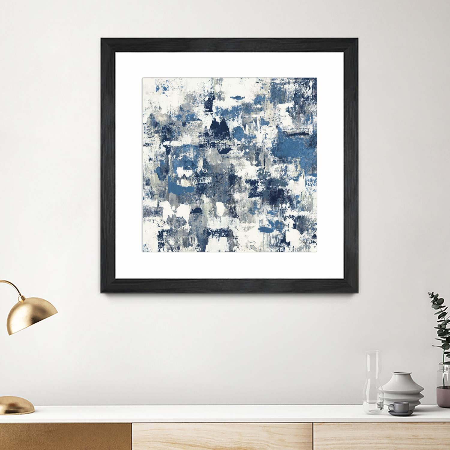 Conclusion Found I by Lisa Ridgers on GIANT ART - grey abstract