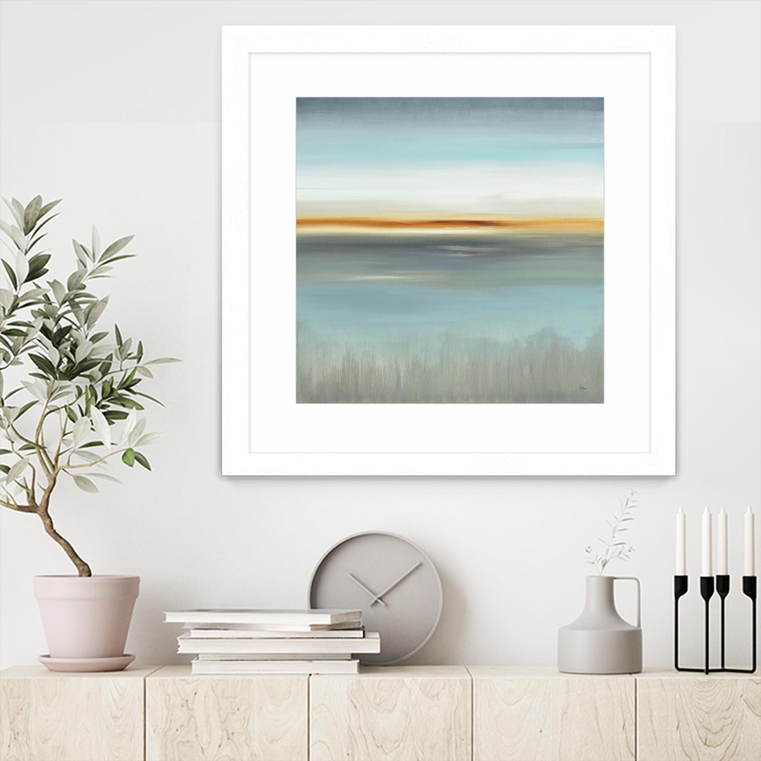 Dreamland III by Lisa Ridgers on GIANT ART - orange abstract