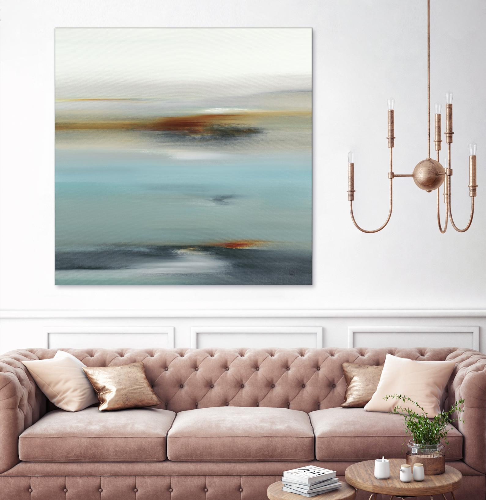 Calm Days II by Lisa Ridgers on GIANT ART - grey abstract