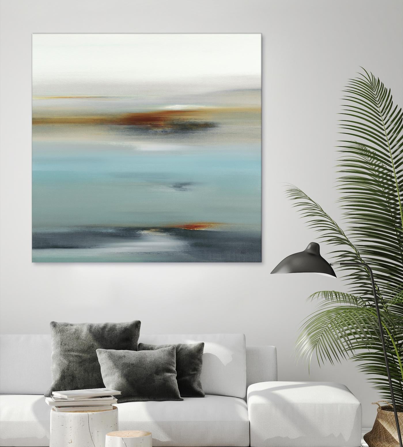 Calm Days II by Lisa Ridgers on GIANT ART - grey abstract