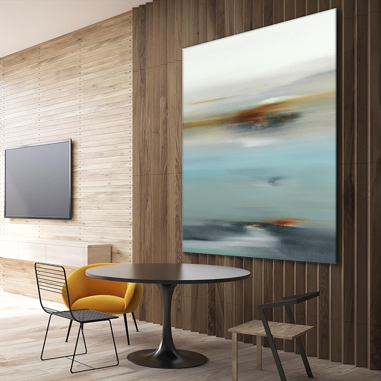 Calm Days II by Lisa Ridgers on GIANT ART - grey abstract