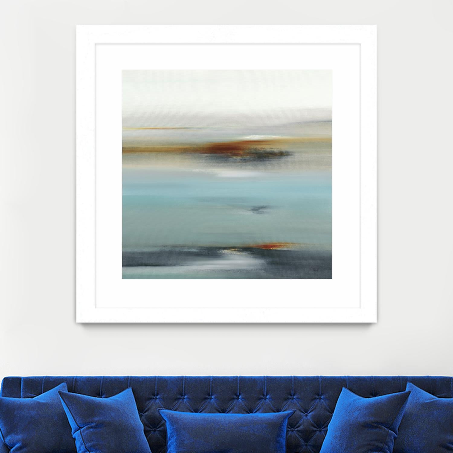 Calm Days II by Lisa Ridgers on GIANT ART - grey abstract