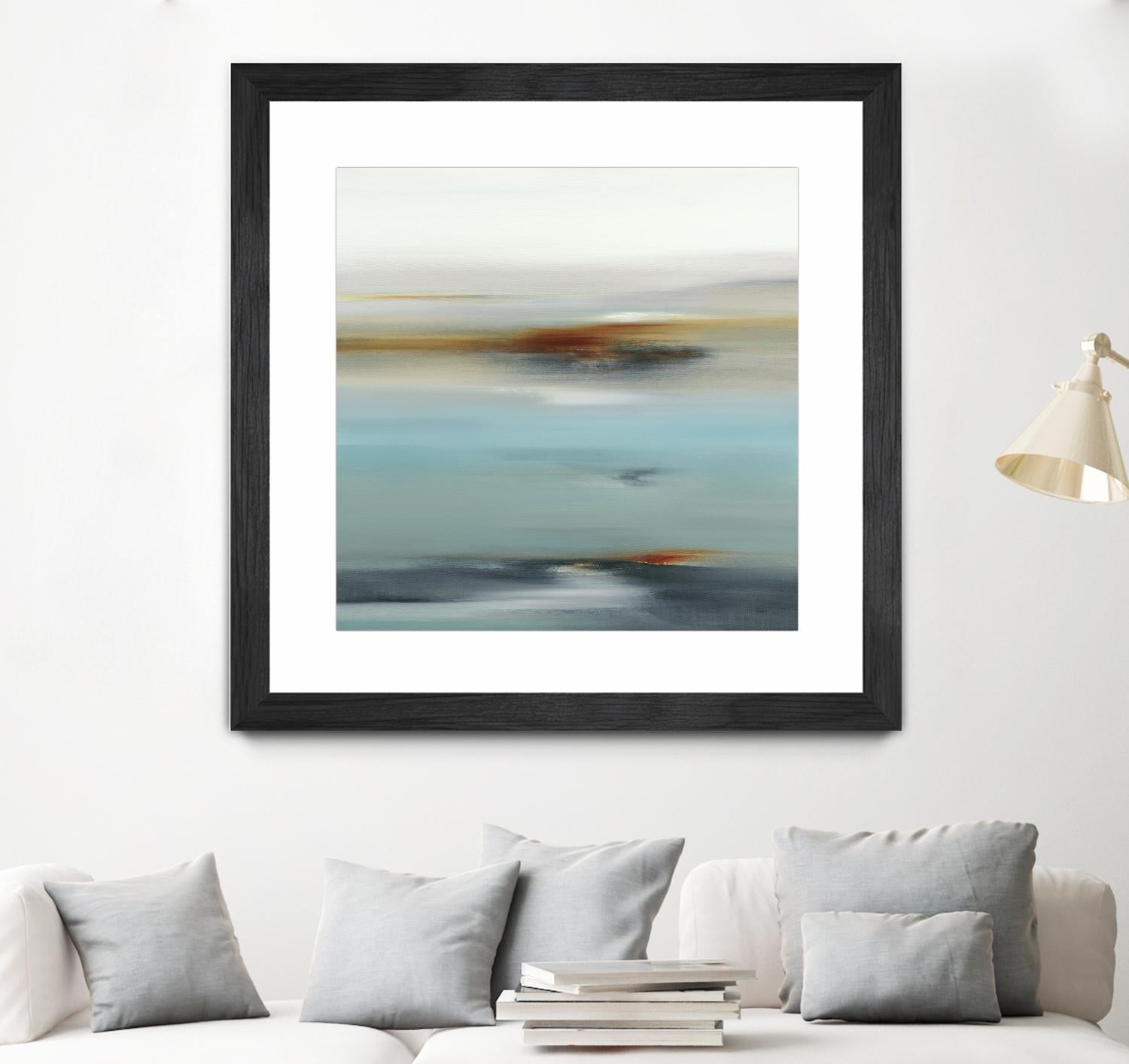 Calm Days II by Lisa Ridgers on GIANT ART - grey abstract