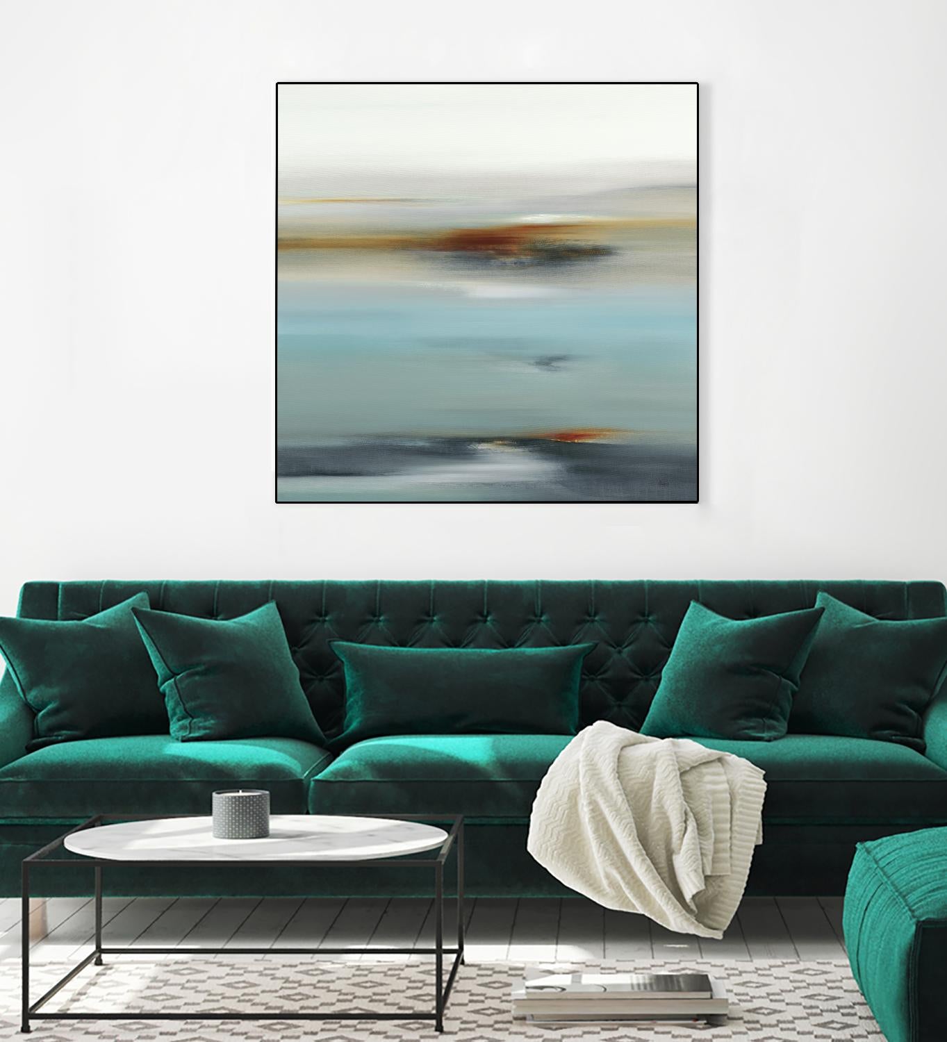 Calm Days II by Lisa Ridgers on GIANT ART - grey abstract