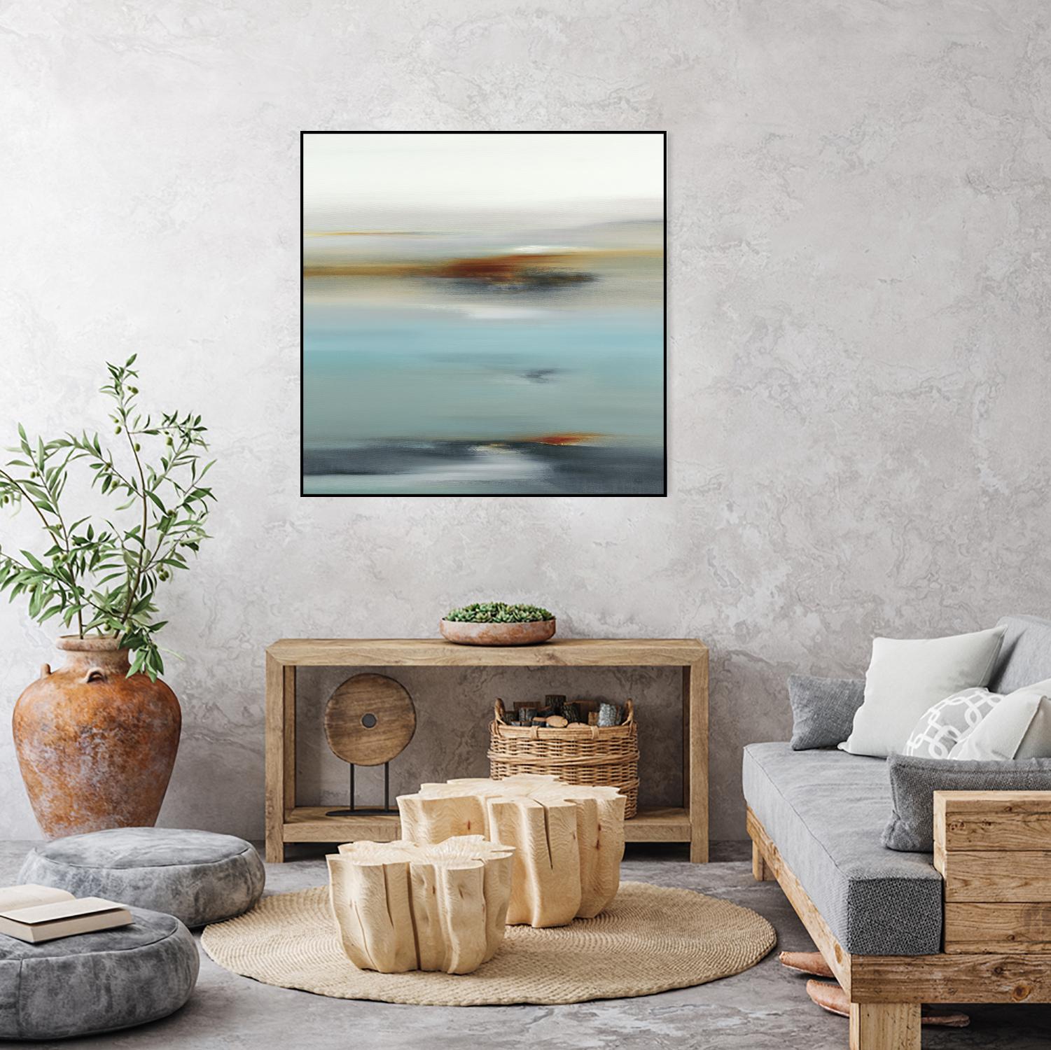 Calm Days II by Lisa Ridgers on GIANT ART - grey abstract