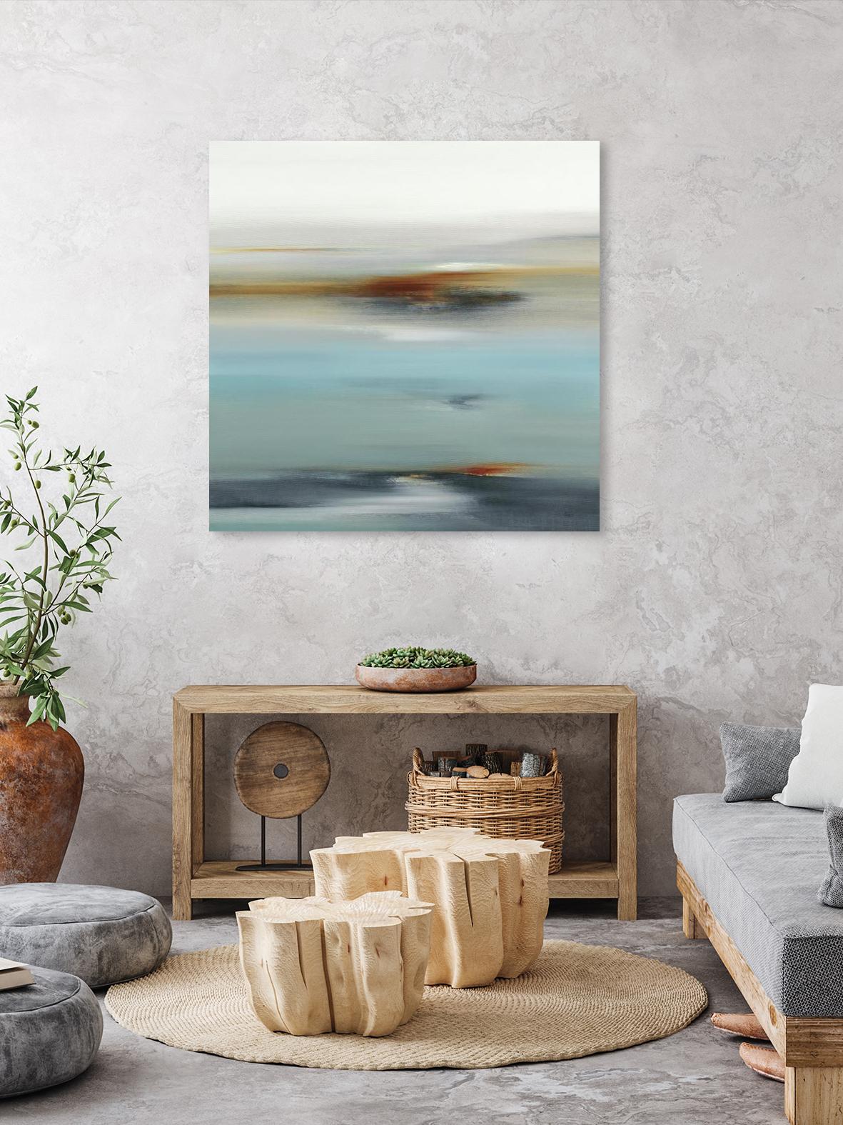 Calm Days II by Lisa Ridgers on GIANT ART - grey abstract