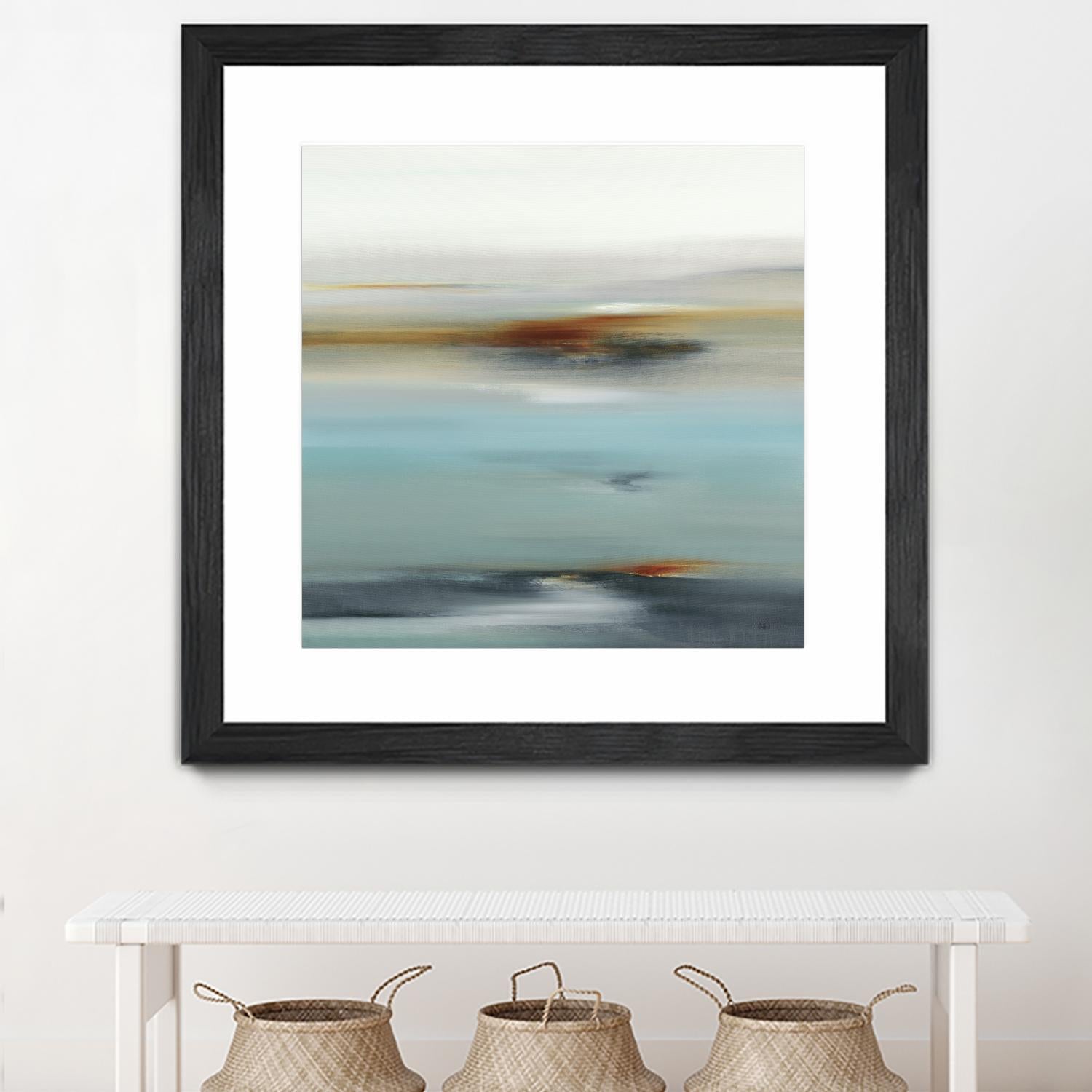 Calm Days II by Lisa Ridgers on GIANT ART - grey abstract
