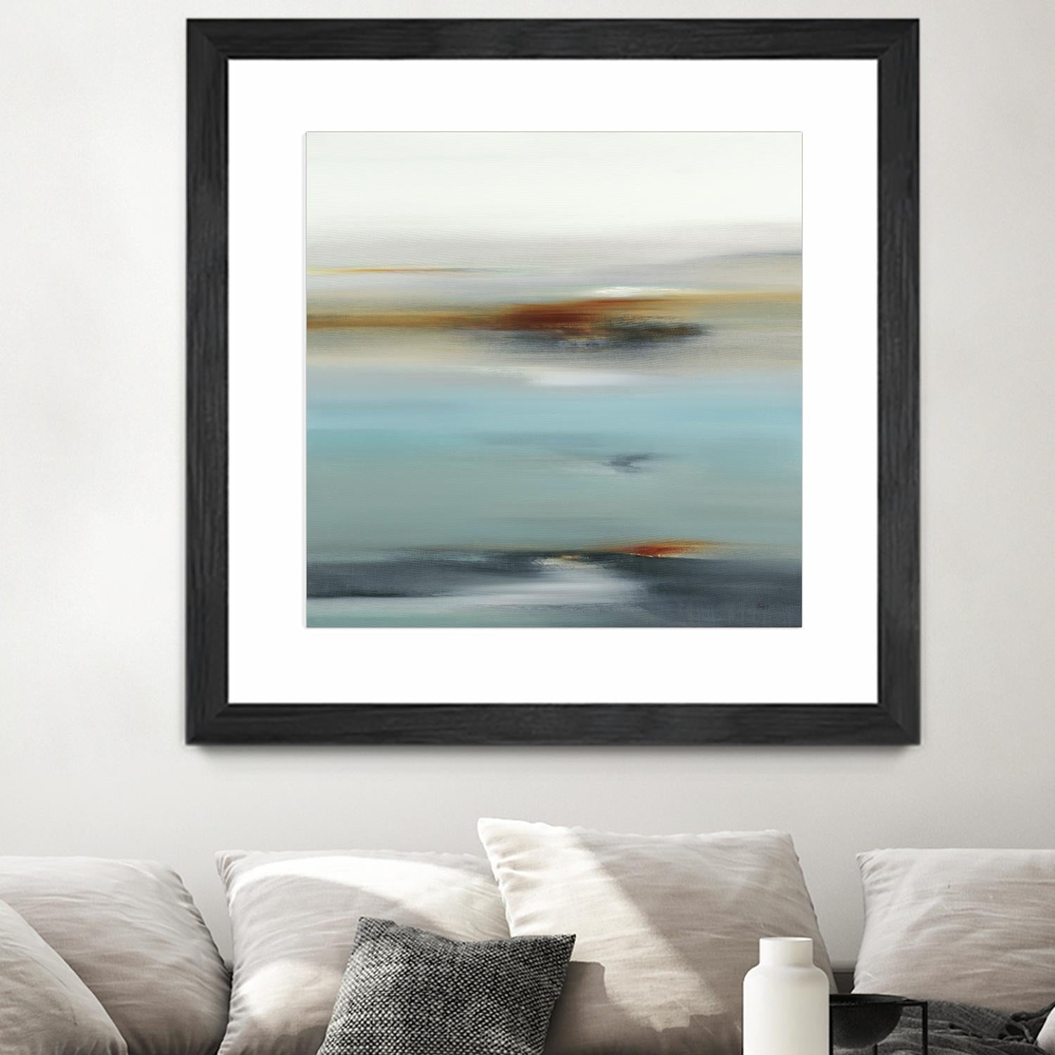 Calm Days II by Lisa Ridgers on GIANT ART - grey abstract