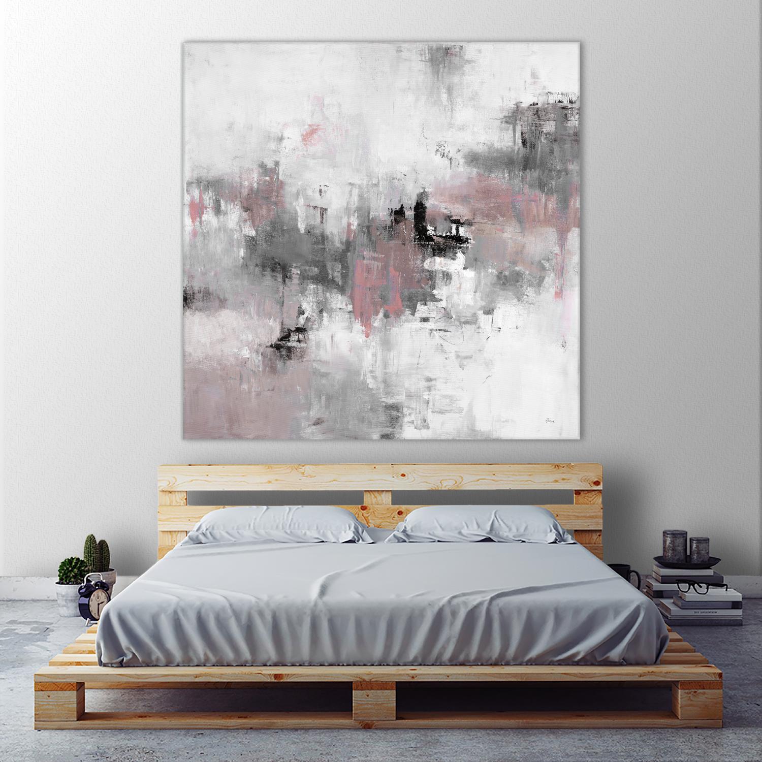 Refocus And Restart by Lisa Ridgers on GIANT ART - grey abstract