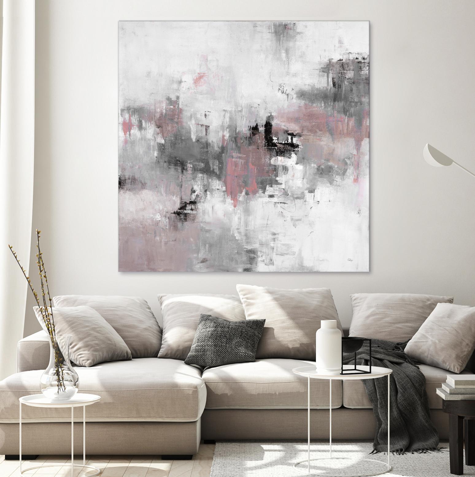 Refocus And Restart by Lisa Ridgers on GIANT ART - grey abstract