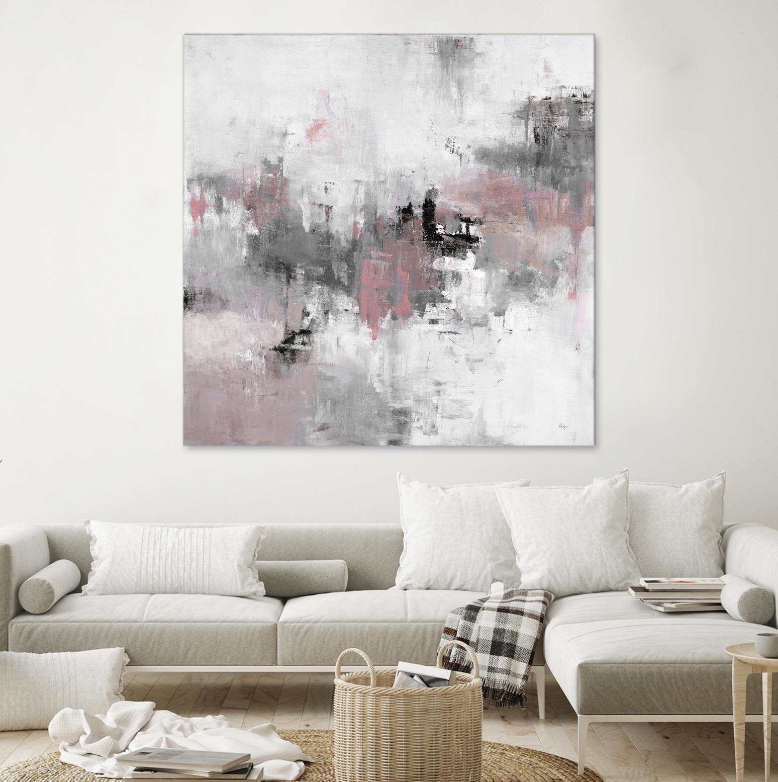 Refocus And Restart by Lisa Ridgers on GIANT ART - grey abstract