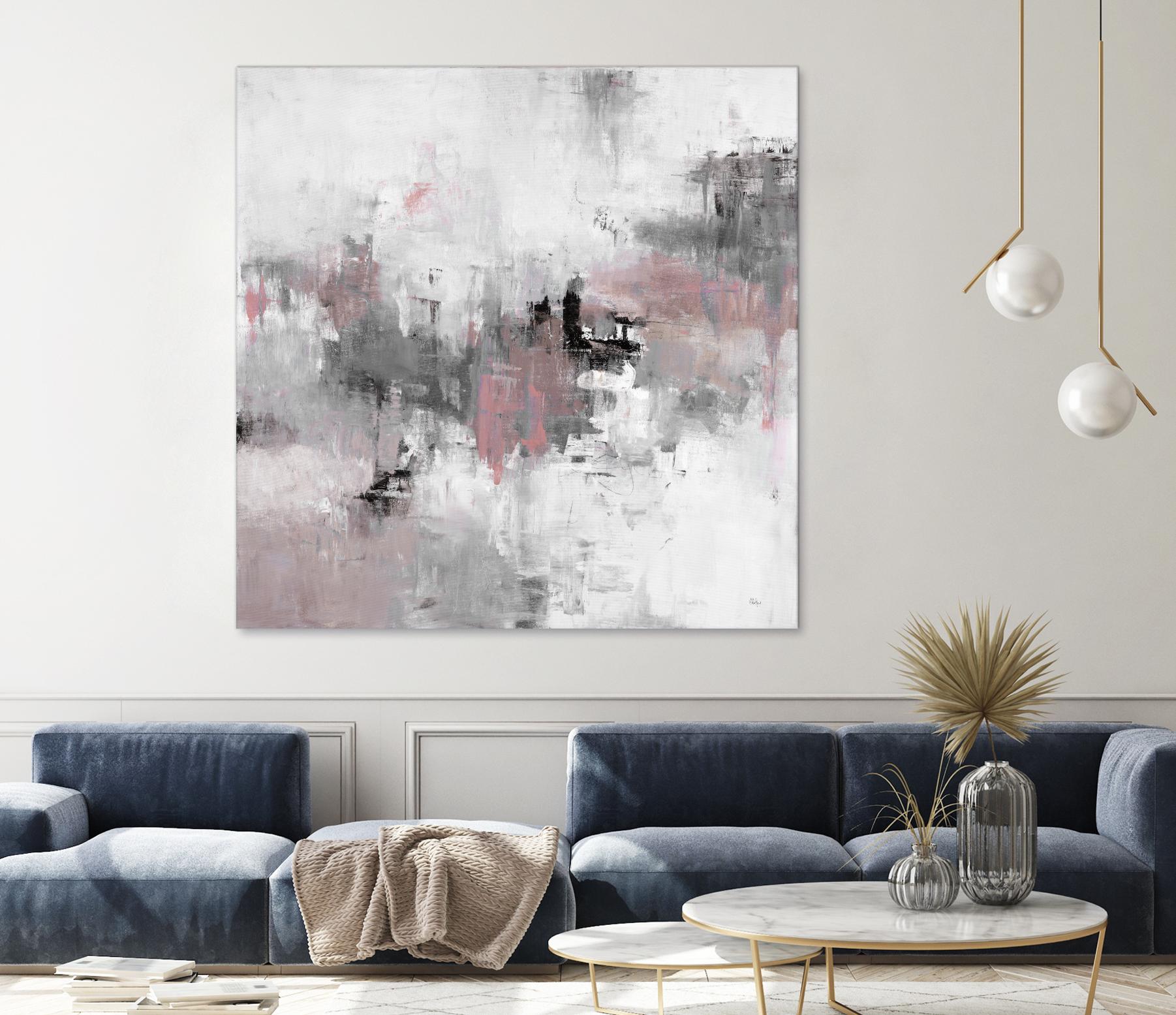 Refocus And Restart by Lisa Ridgers on GIANT ART - grey abstract