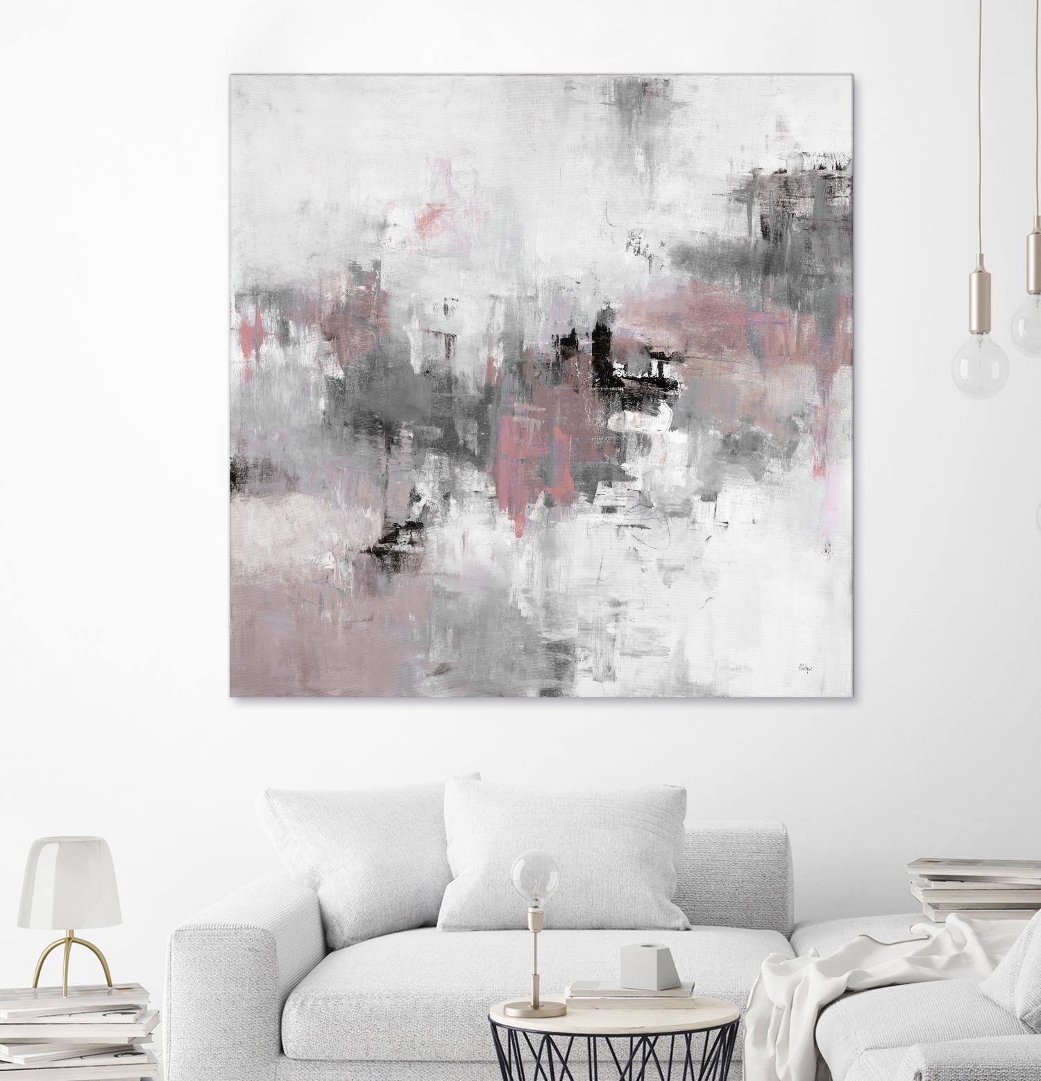 Refocus And Restart by Lisa Ridgers on GIANT ART - grey abstract
