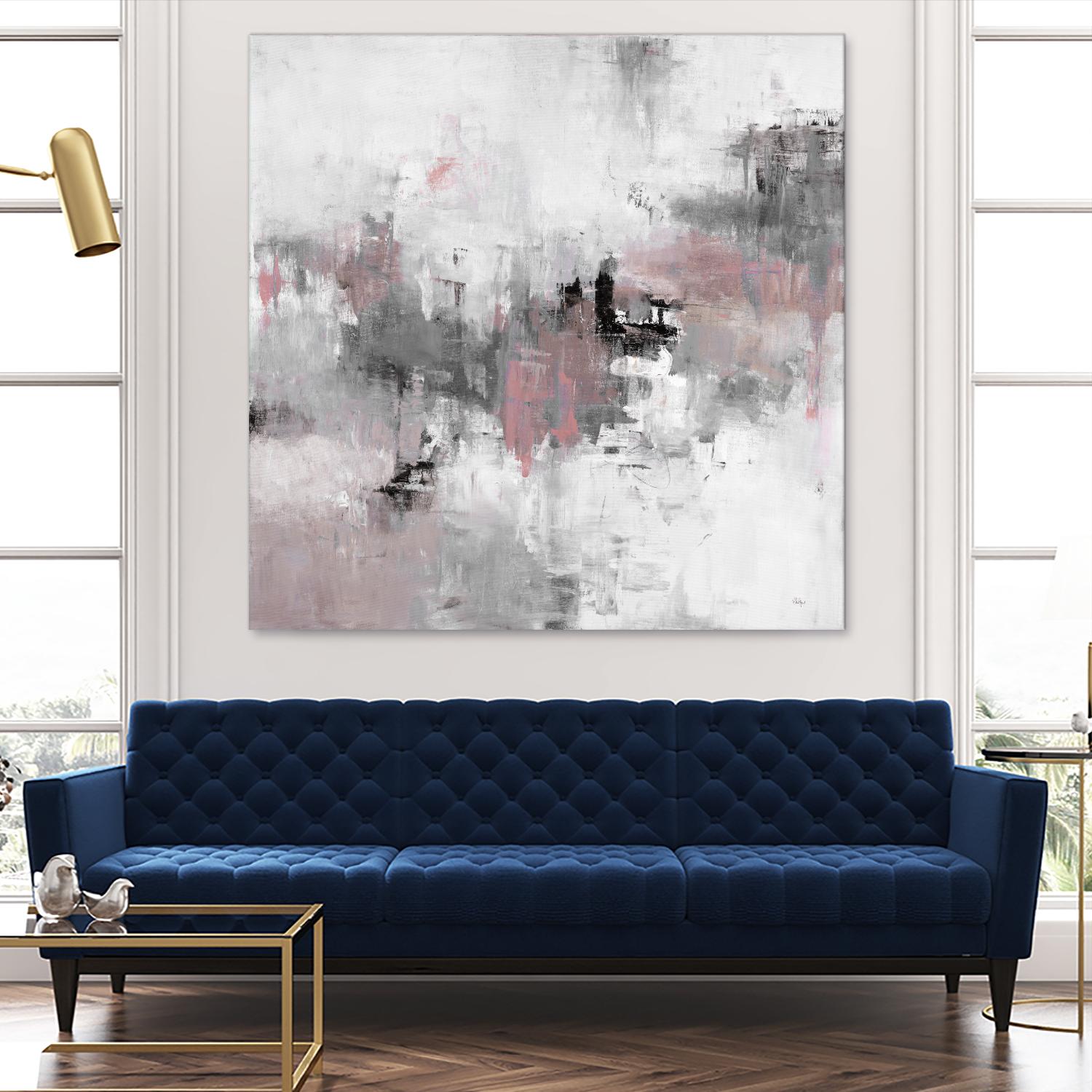 Refocus And Restart by Lisa Ridgers on GIANT ART - grey abstract