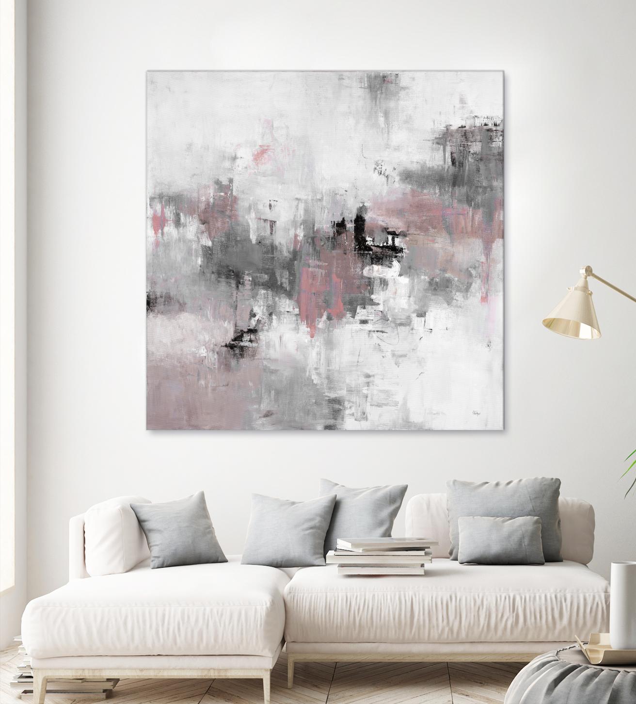 Refocus And Restart by Lisa Ridgers on GIANT ART - grey abstract