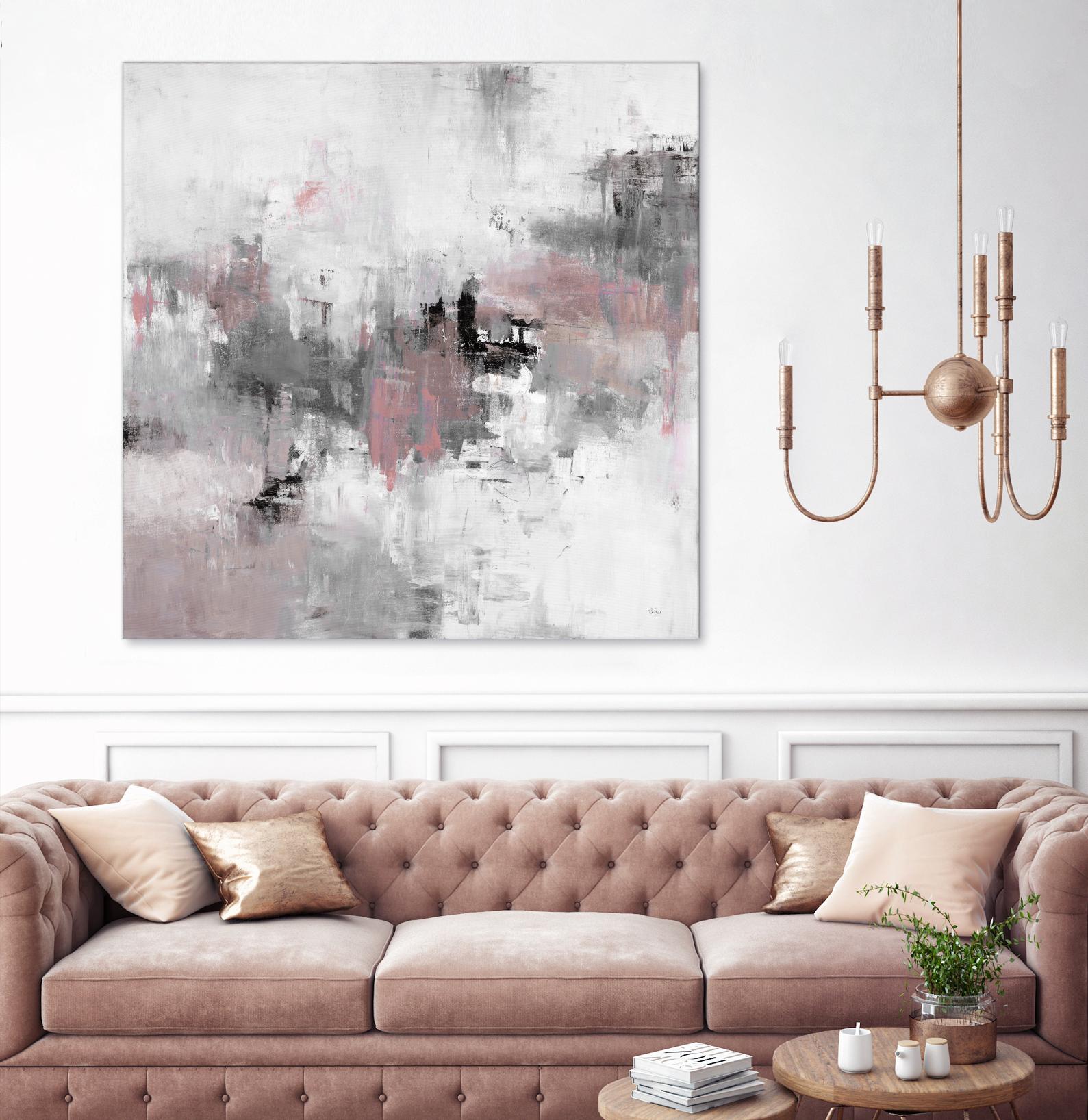 Refocus And Restart by Lisa Ridgers on GIANT ART - grey abstract