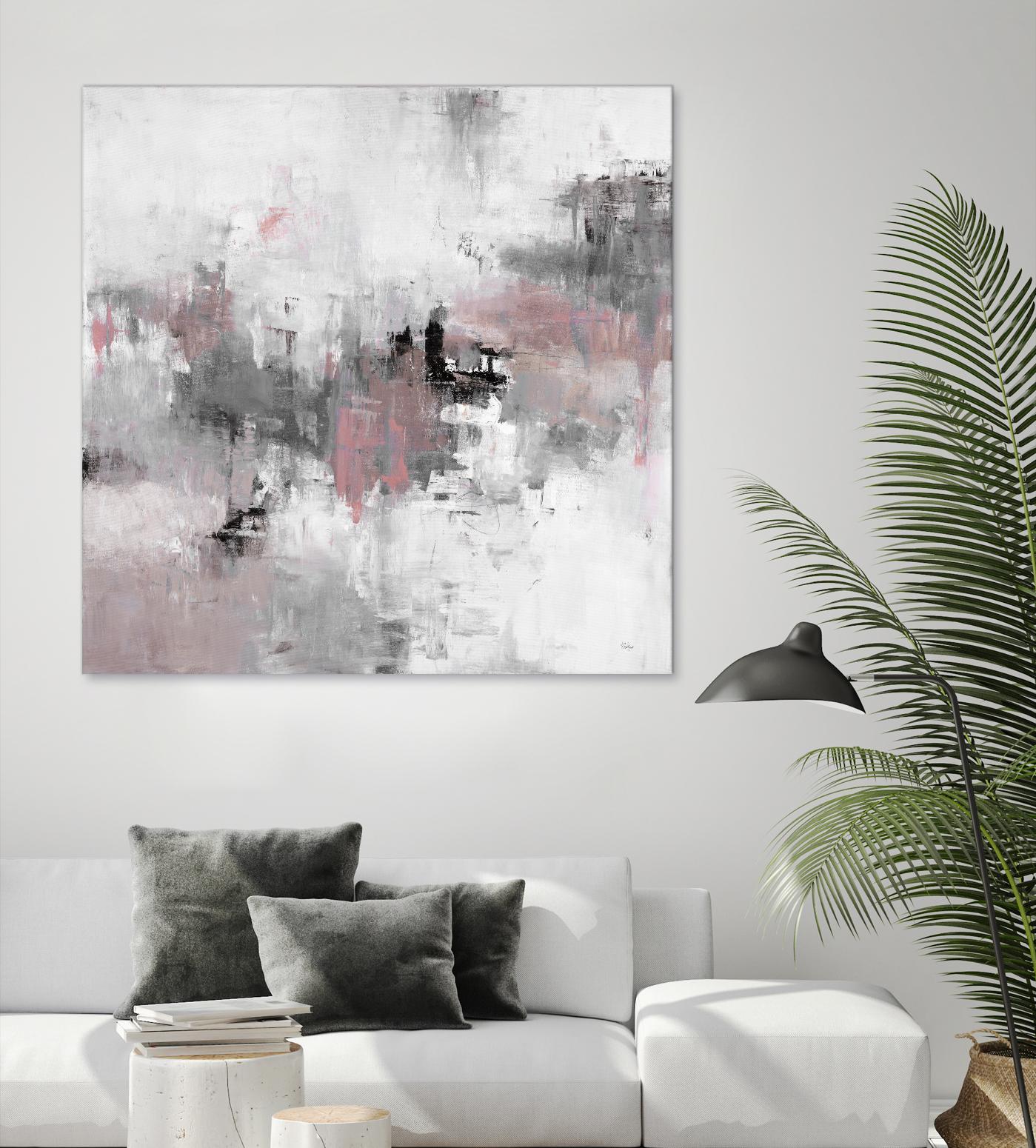 Refocus And Restart by Lisa Ridgers on GIANT ART - grey abstract