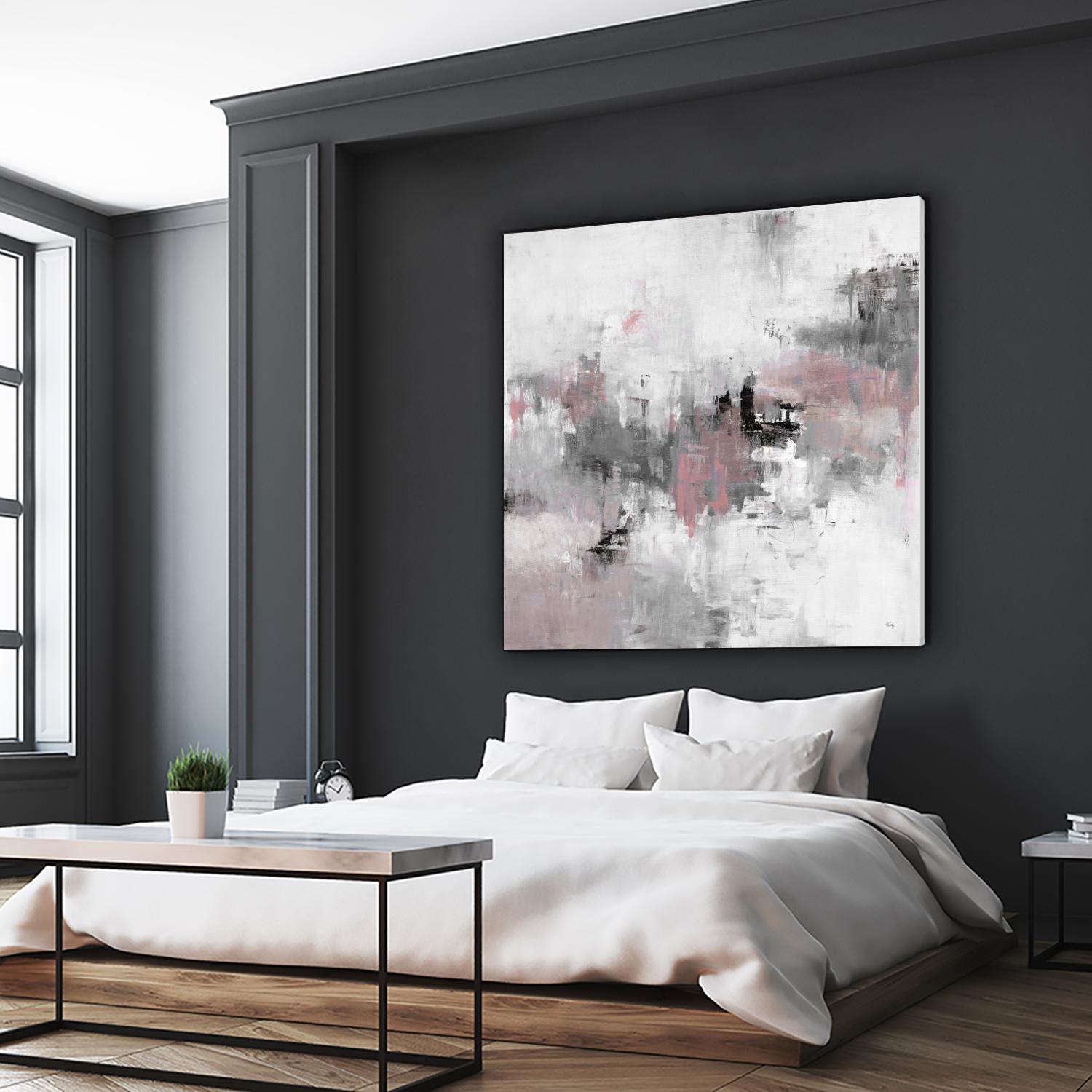 Refocus And Restart by Lisa Ridgers on GIANT ART - grey abstract