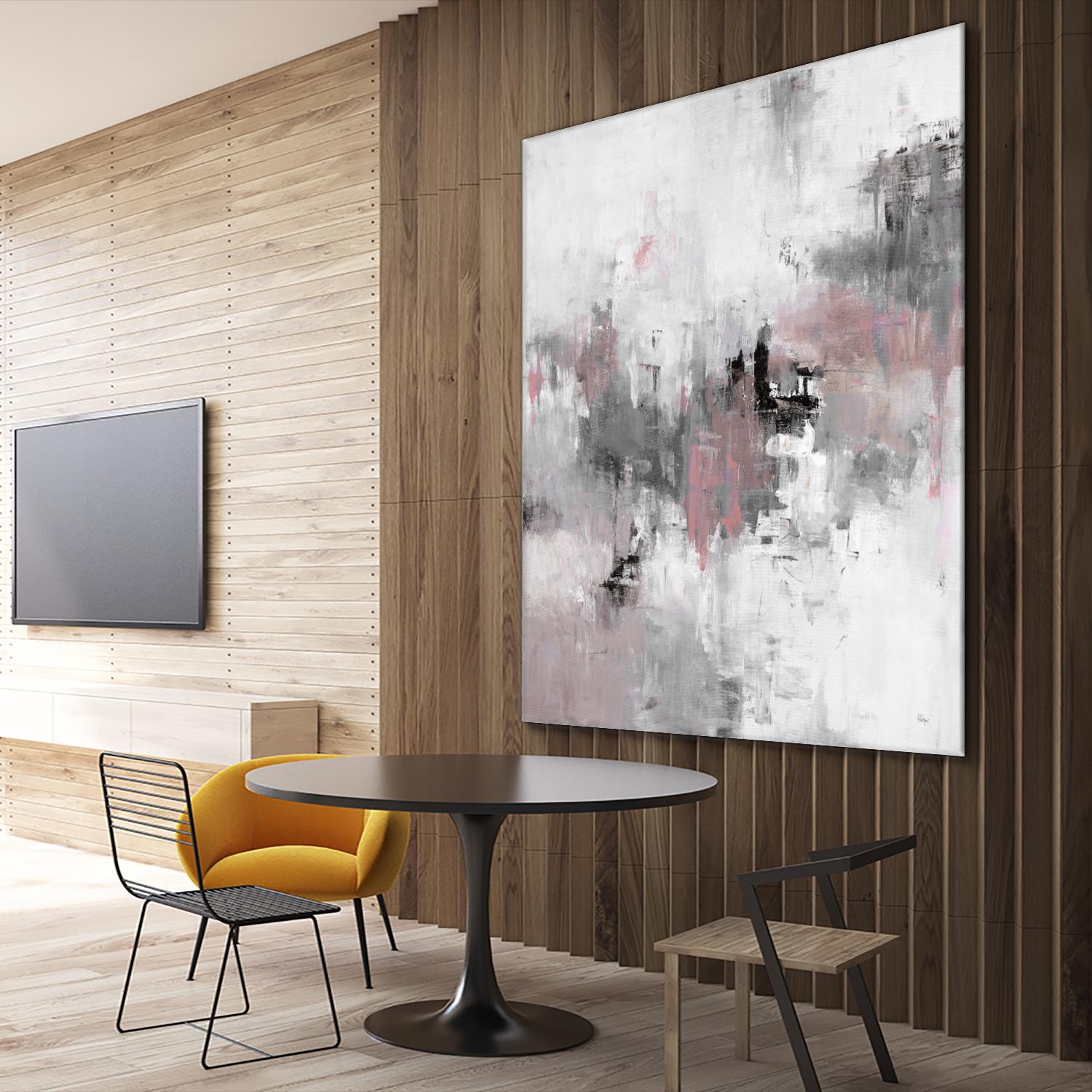Refocus And Restart by Lisa Ridgers on GIANT ART - grey abstract