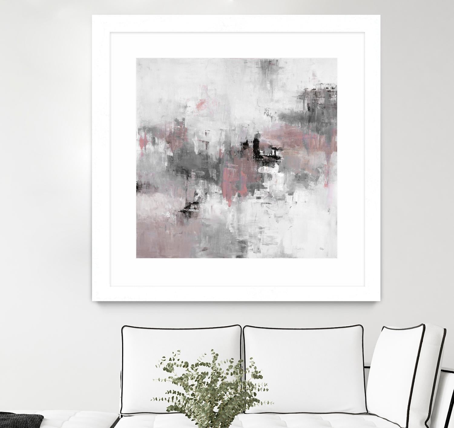 Refocus And Restart by Lisa Ridgers on GIANT ART - grey abstract
