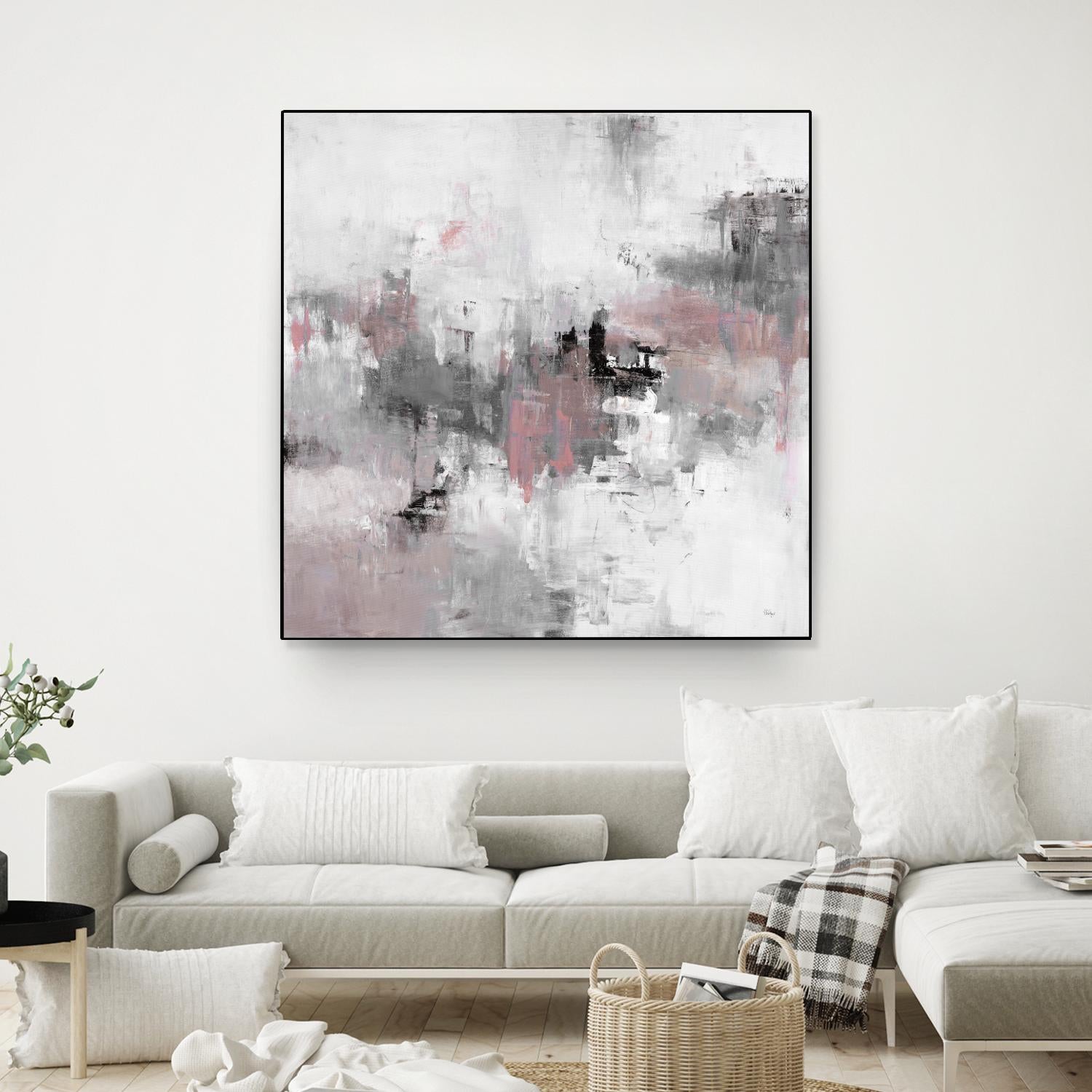 Refocus And Restart by Lisa Ridgers on GIANT ART - grey abstract