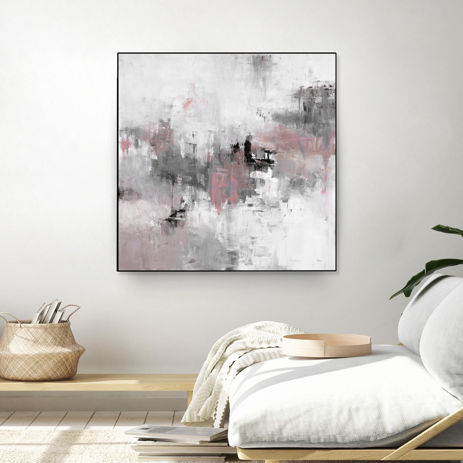 Refocus And Restart by Lisa Ridgers on GIANT ART - grey abstract