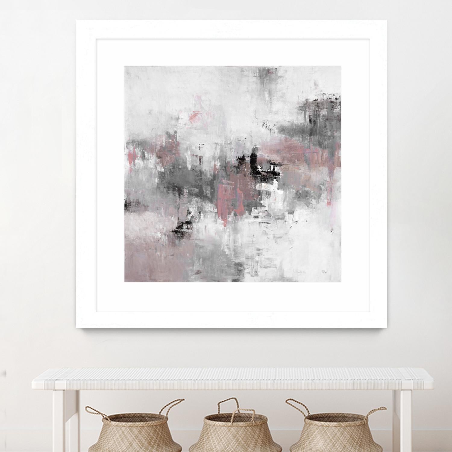 Refocus And Restart by Lisa Ridgers on GIANT ART - grey abstract