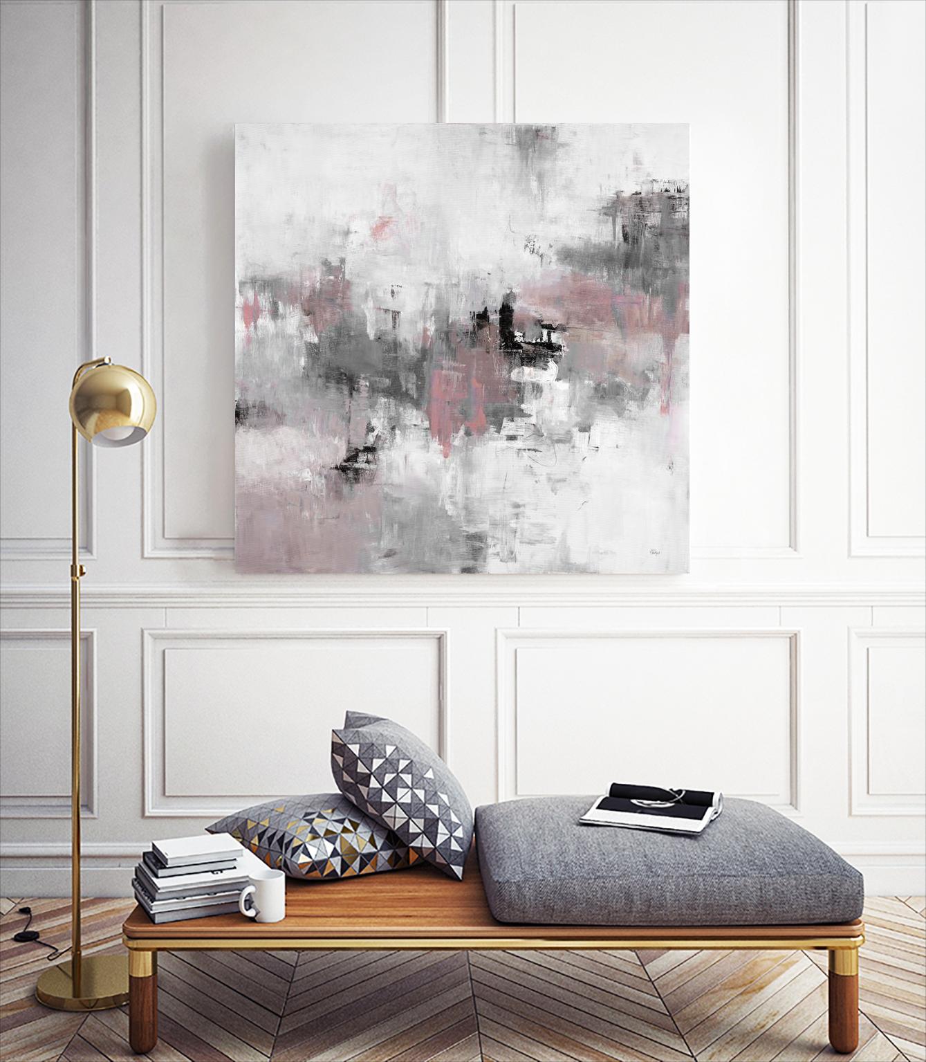 Refocus And Restart by Lisa Ridgers on GIANT ART - grey abstract