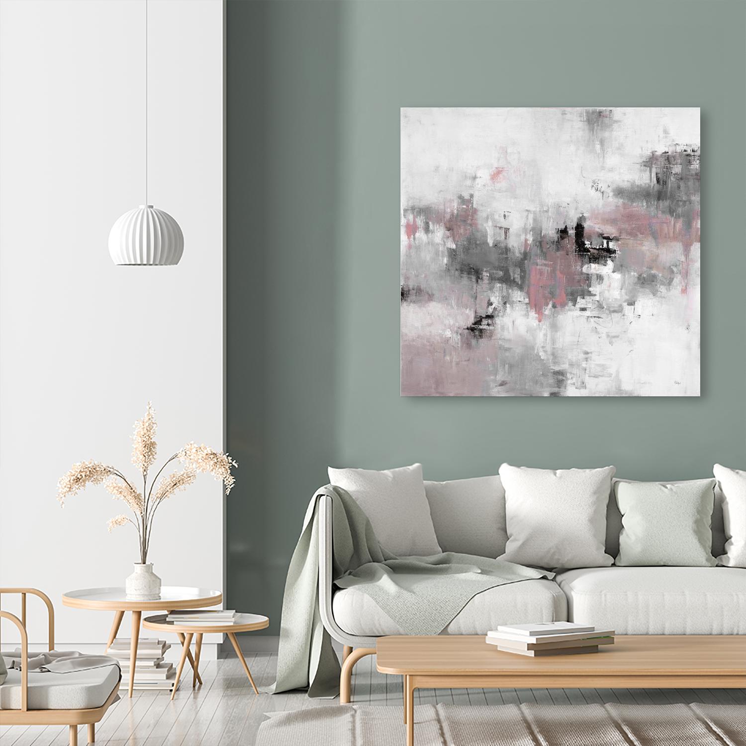 Refocus And Restart by Lisa Ridgers on GIANT ART - grey abstract