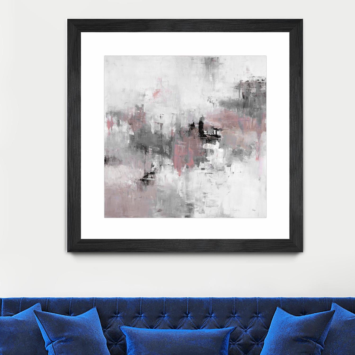 Refocus And Restart by Lisa Ridgers on GIANT ART - grey abstract