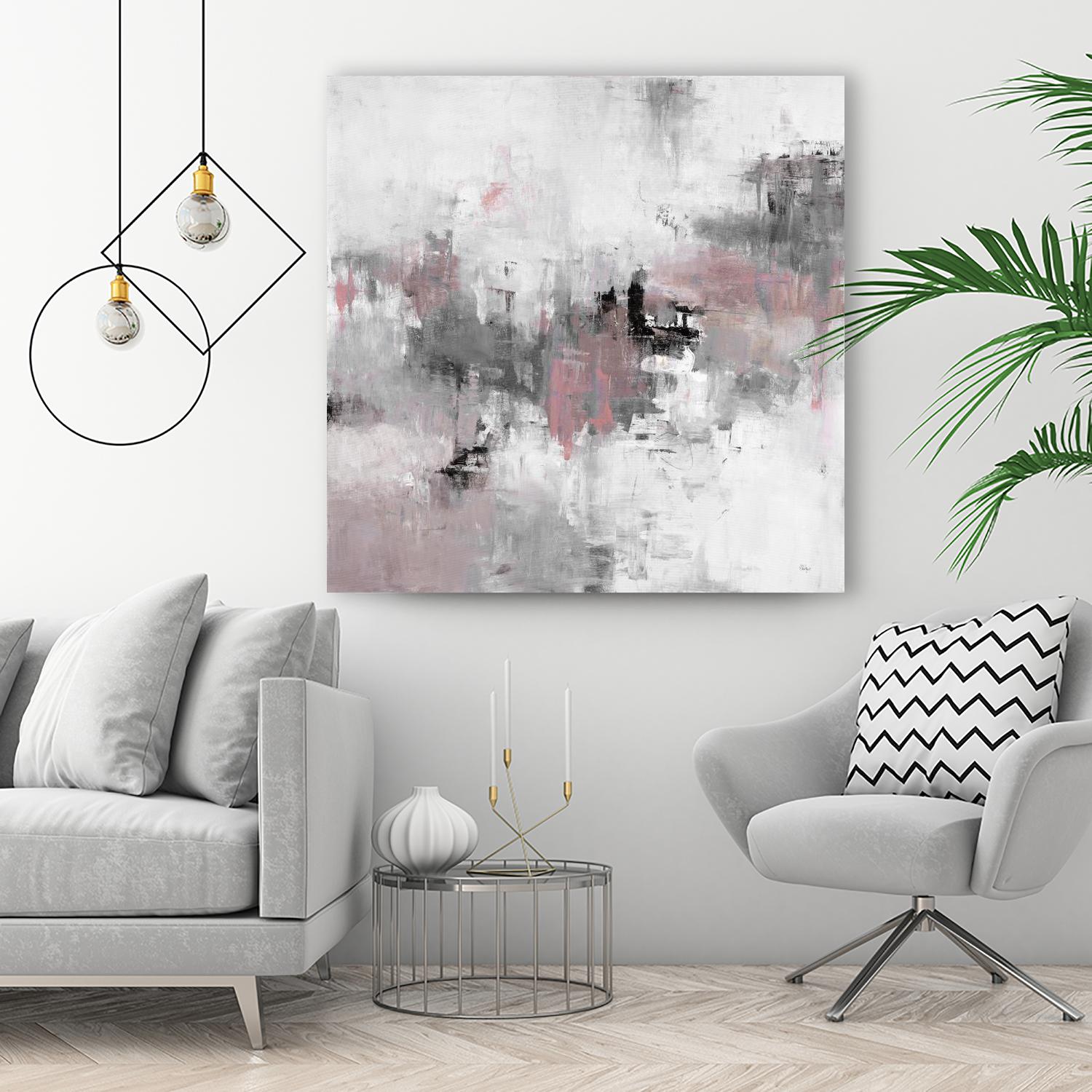 Refocus And Restart by Lisa Ridgers on GIANT ART - grey abstract