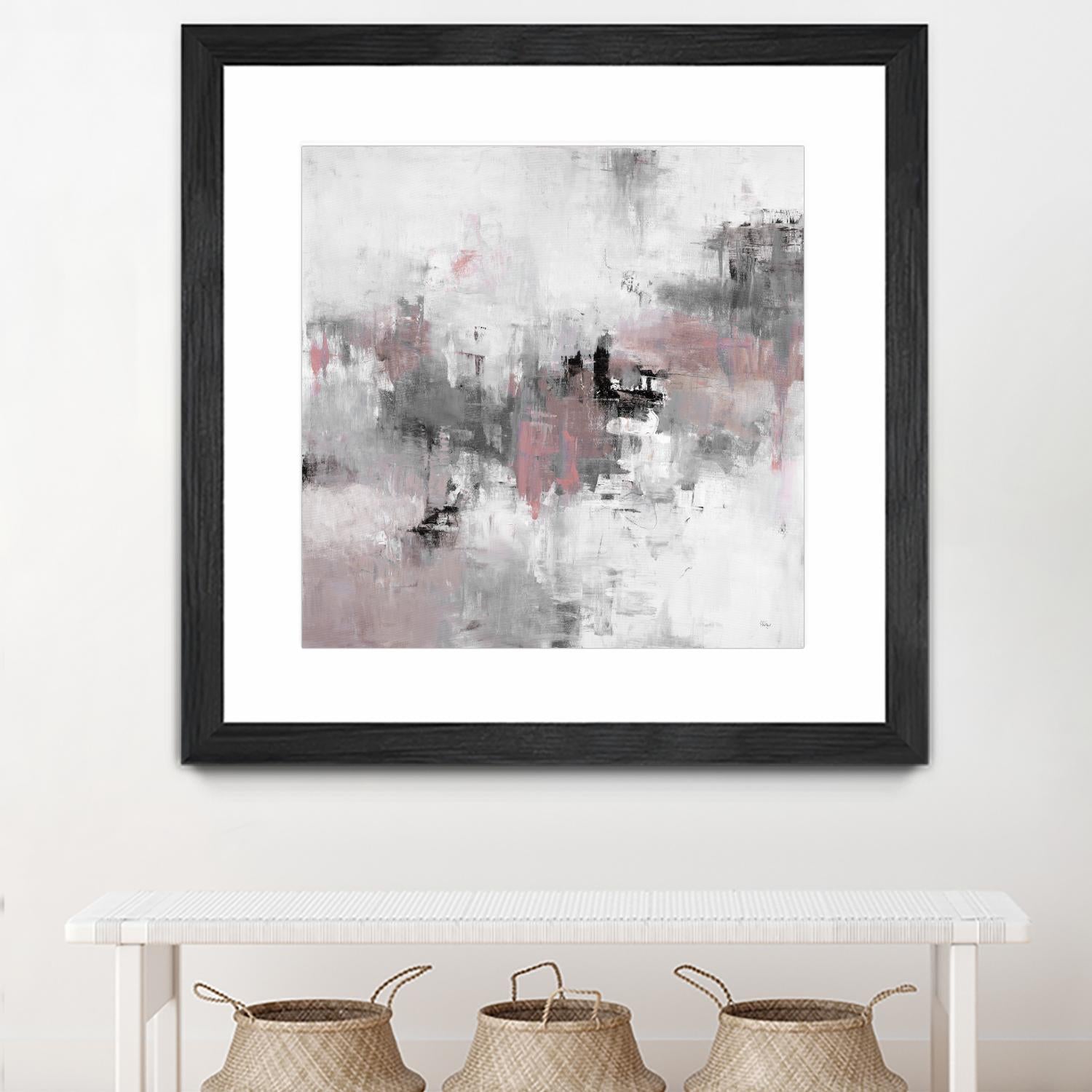 Refocus And Restart by Lisa Ridgers on GIANT ART - grey abstract