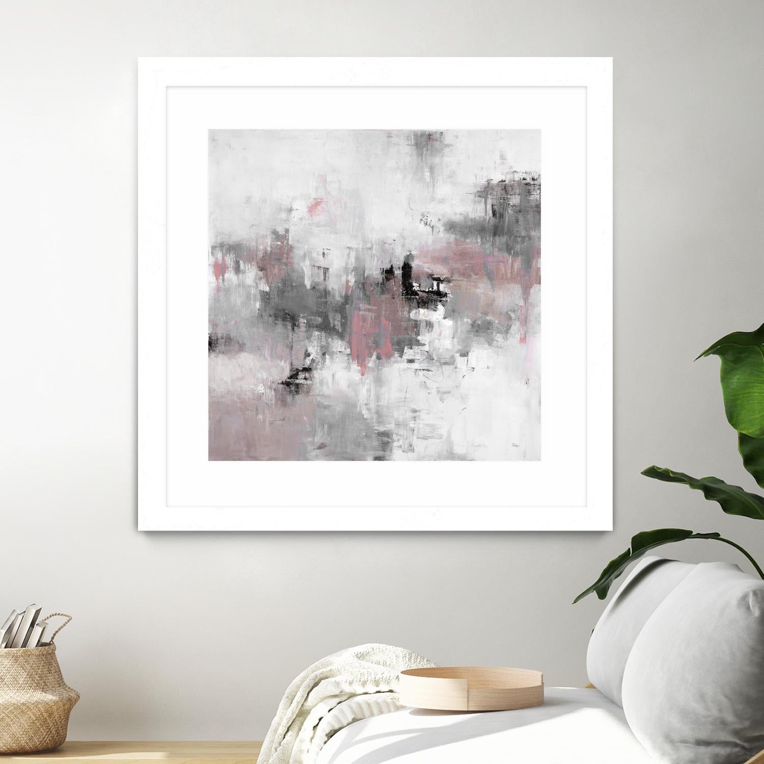 Refocus And Restart by Lisa Ridgers on GIANT ART - grey abstract