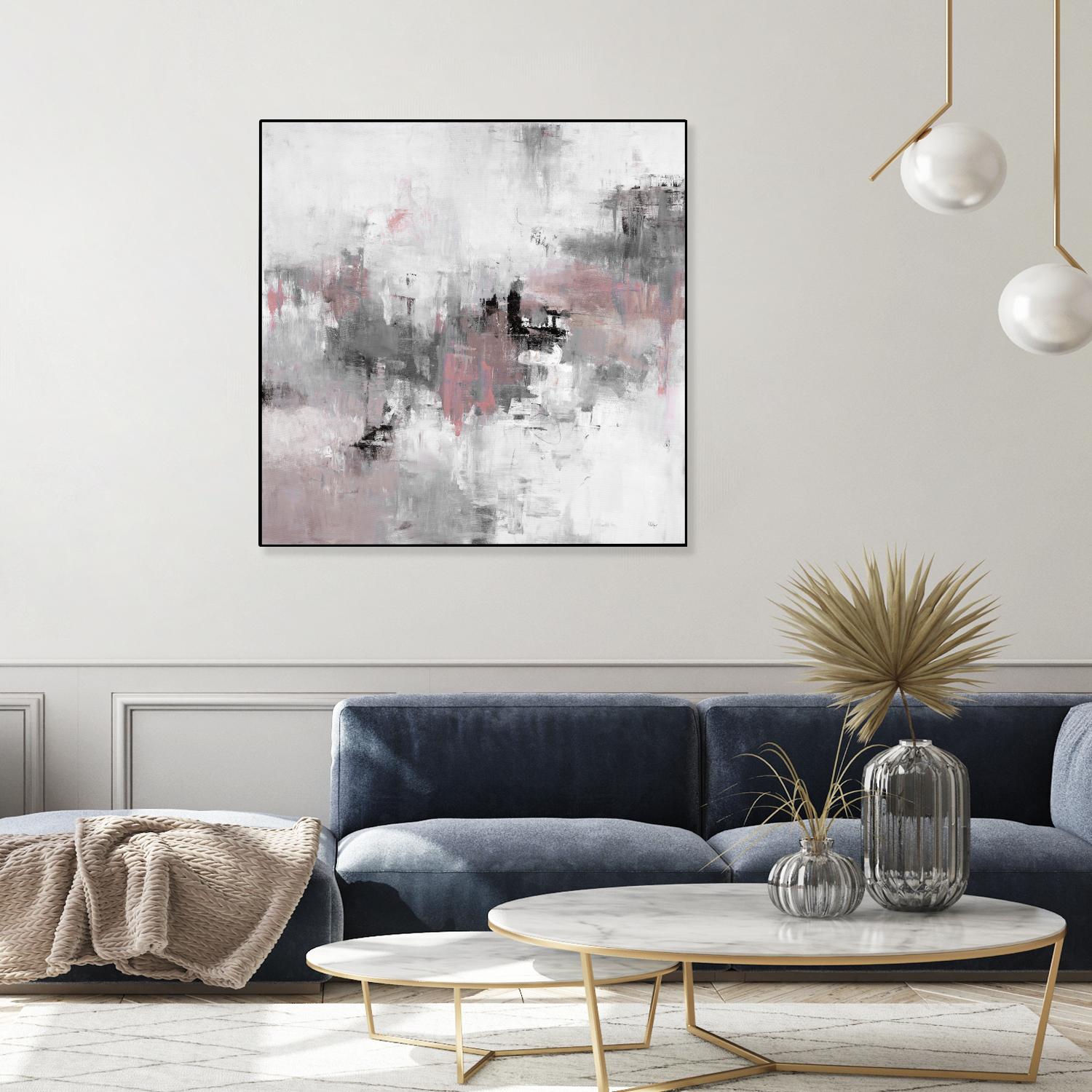 Refocus And Restart by Lisa Ridgers on GIANT ART - grey abstract