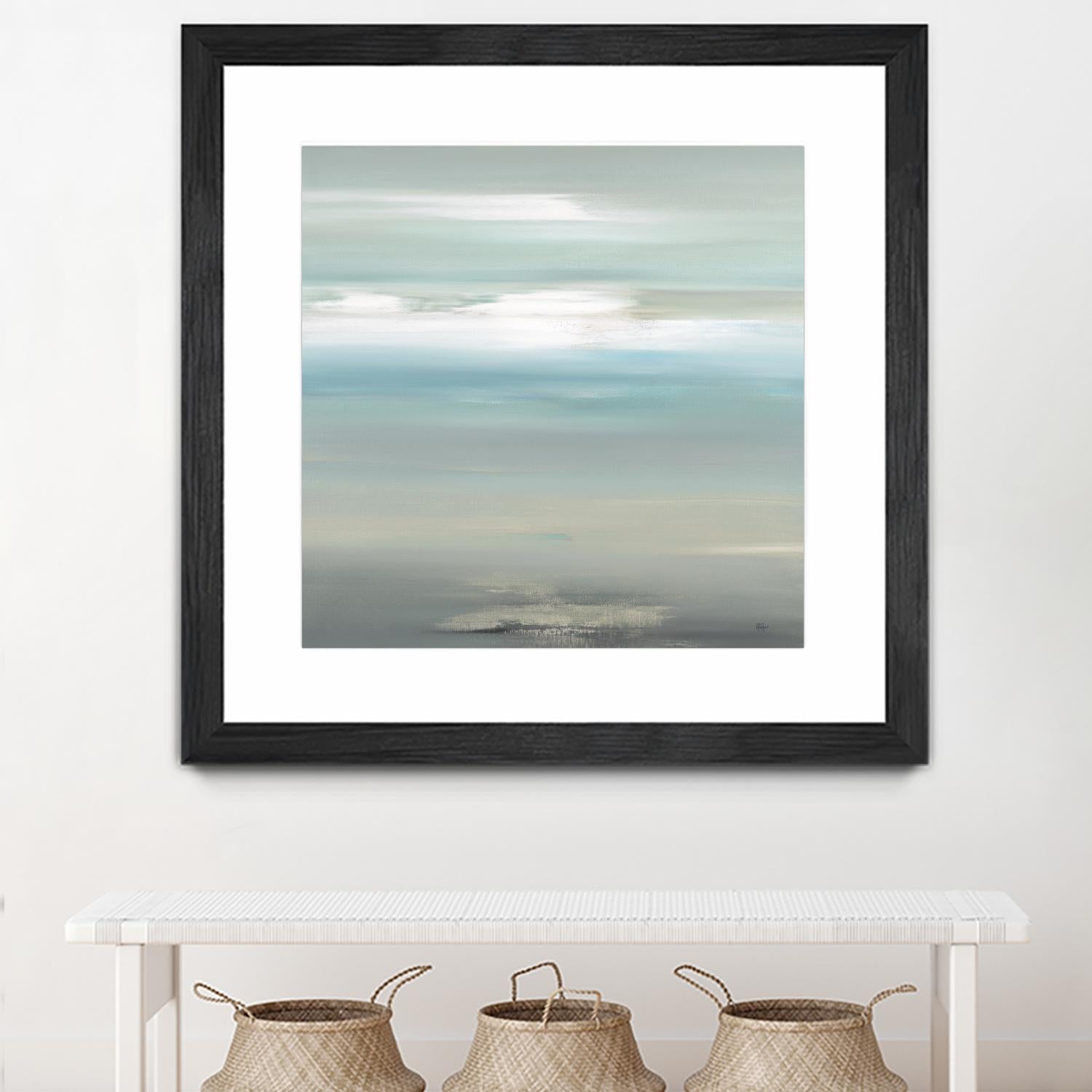 A Day By The Water by Lisa Ridgers on GIANT ART - grey abstract