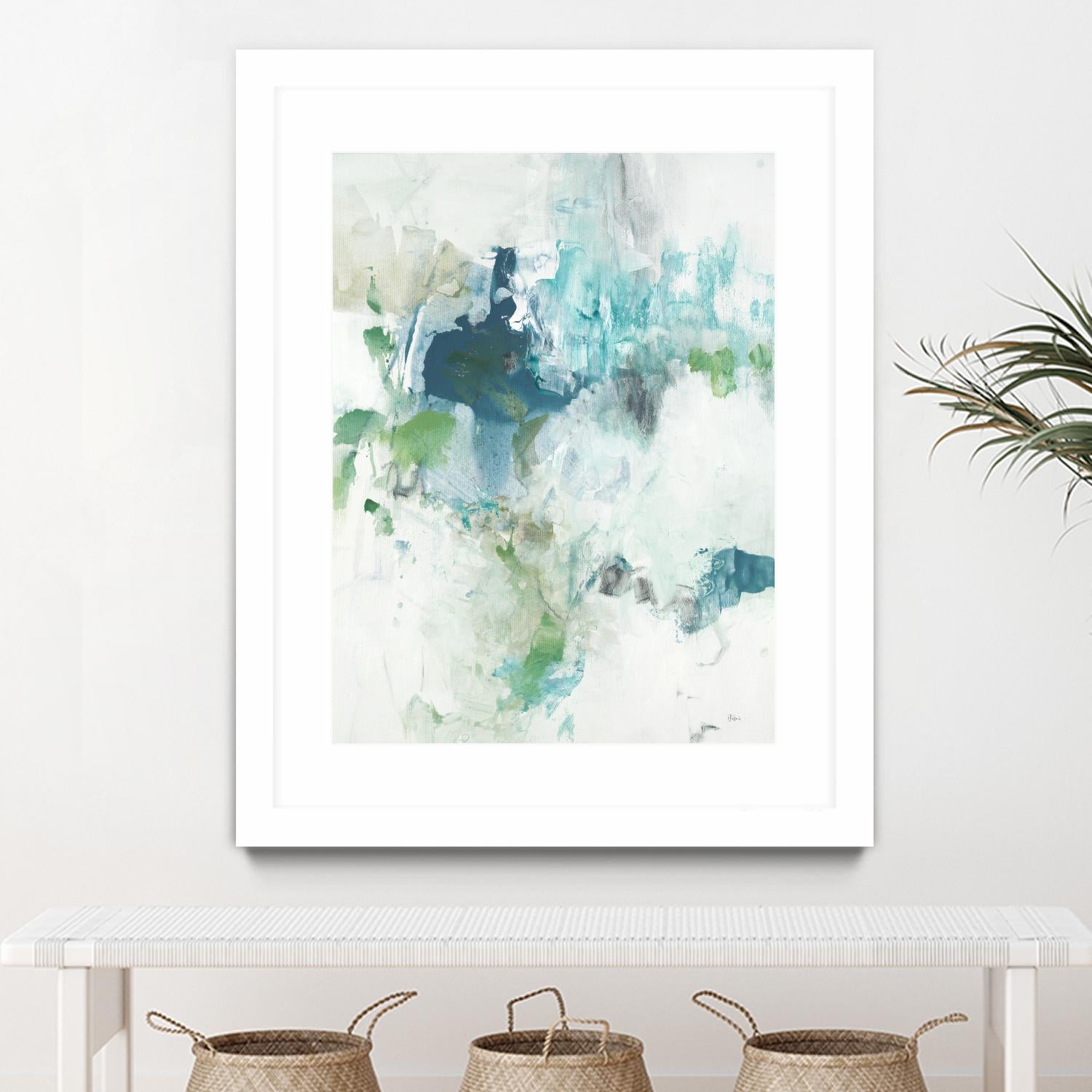 Splash II by Lisa Ridgers on GIANT ART - blue abstract