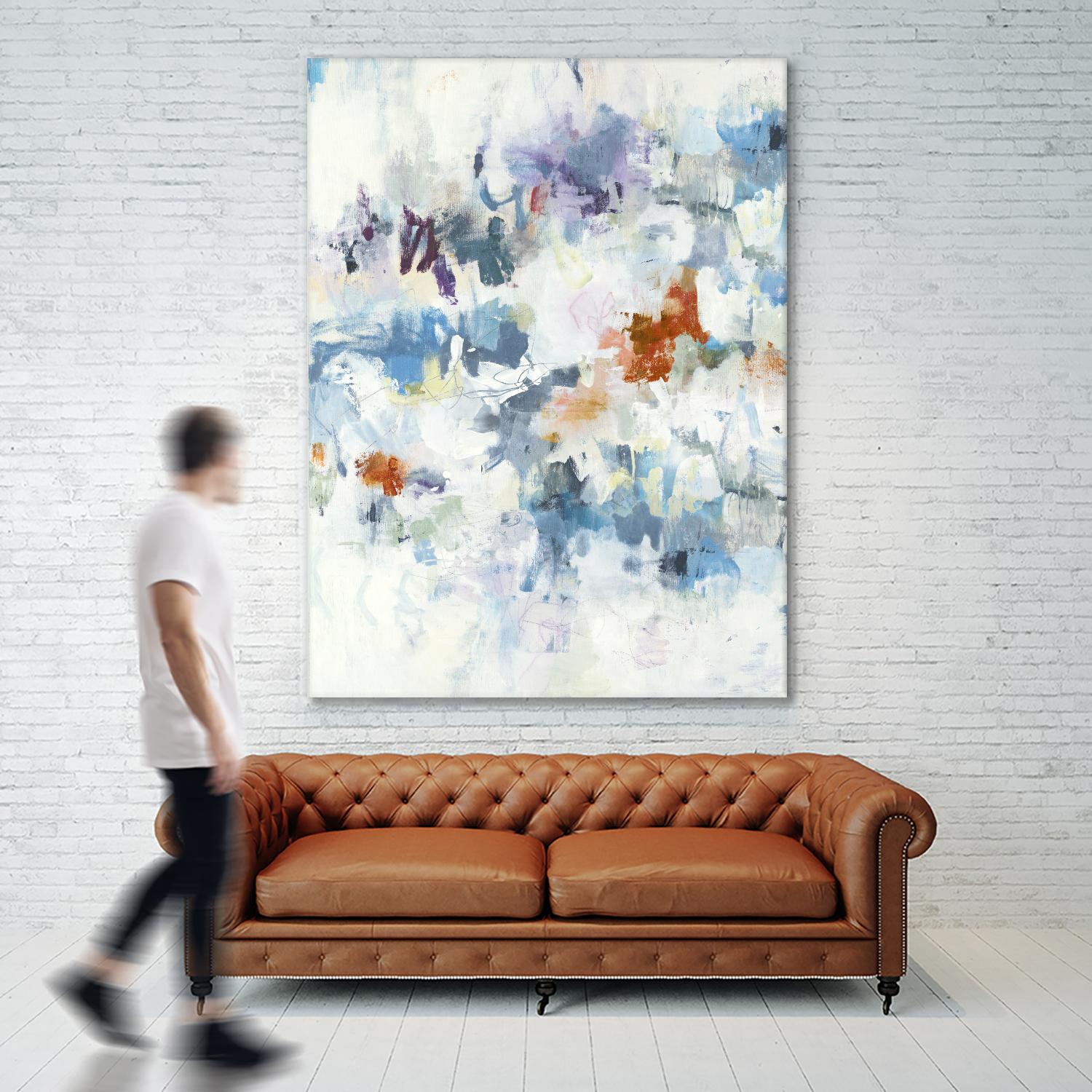 Colour Plays II by Lisa Ridgers on GIANT ART - reds abstract