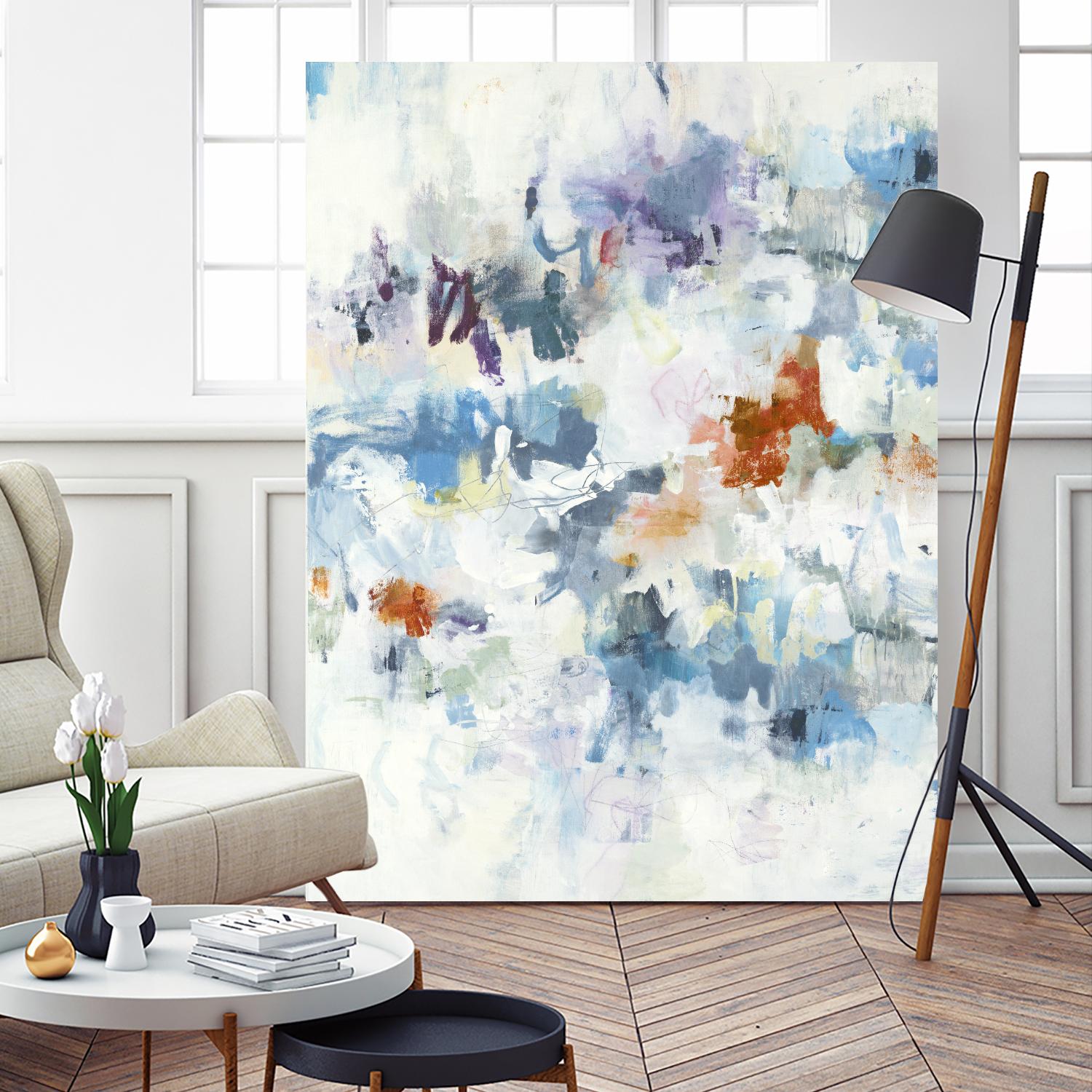 Colour Plays II by Lisa Ridgers on GIANT ART - reds abstract