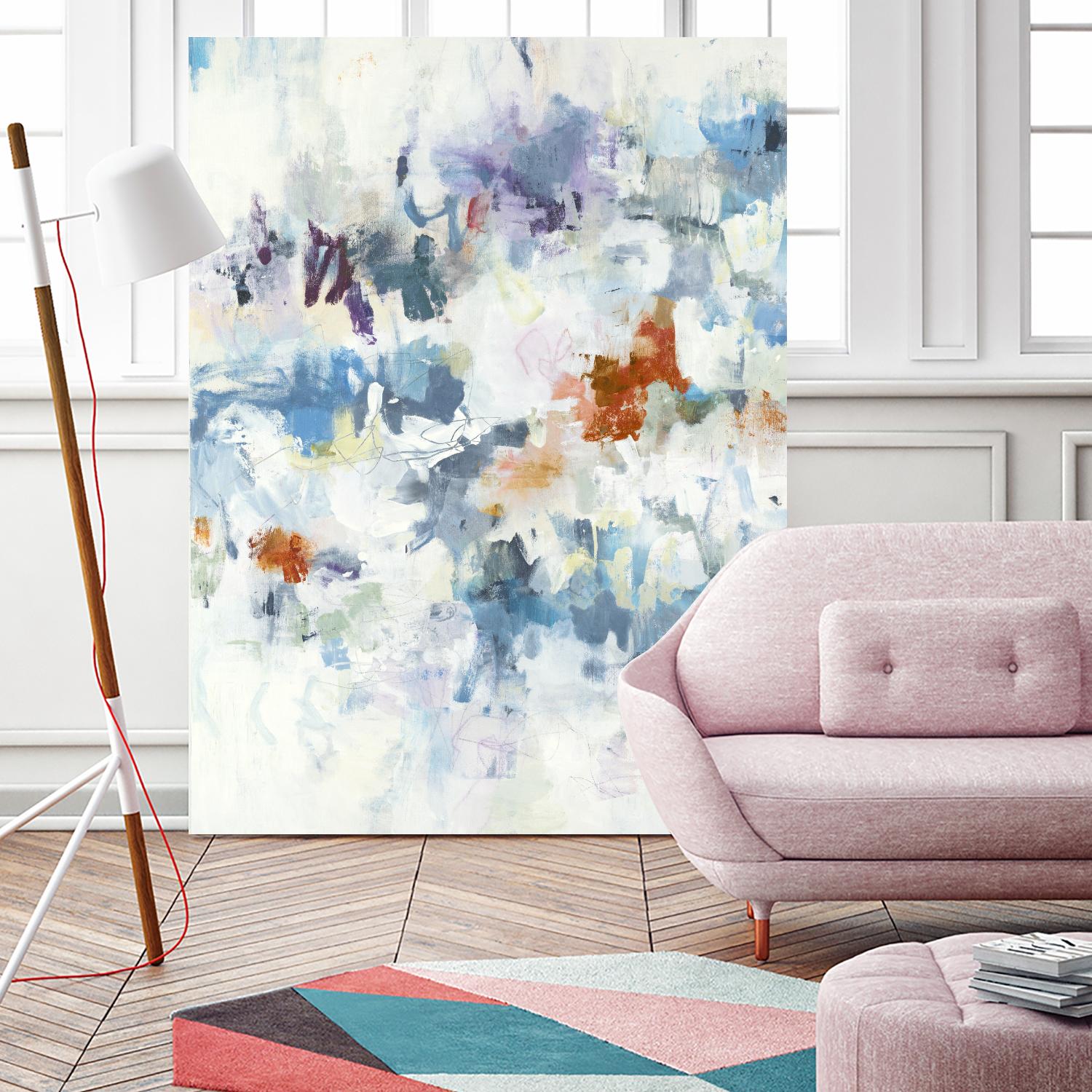 Colour Plays II by Lisa Ridgers on GIANT ART - reds abstract