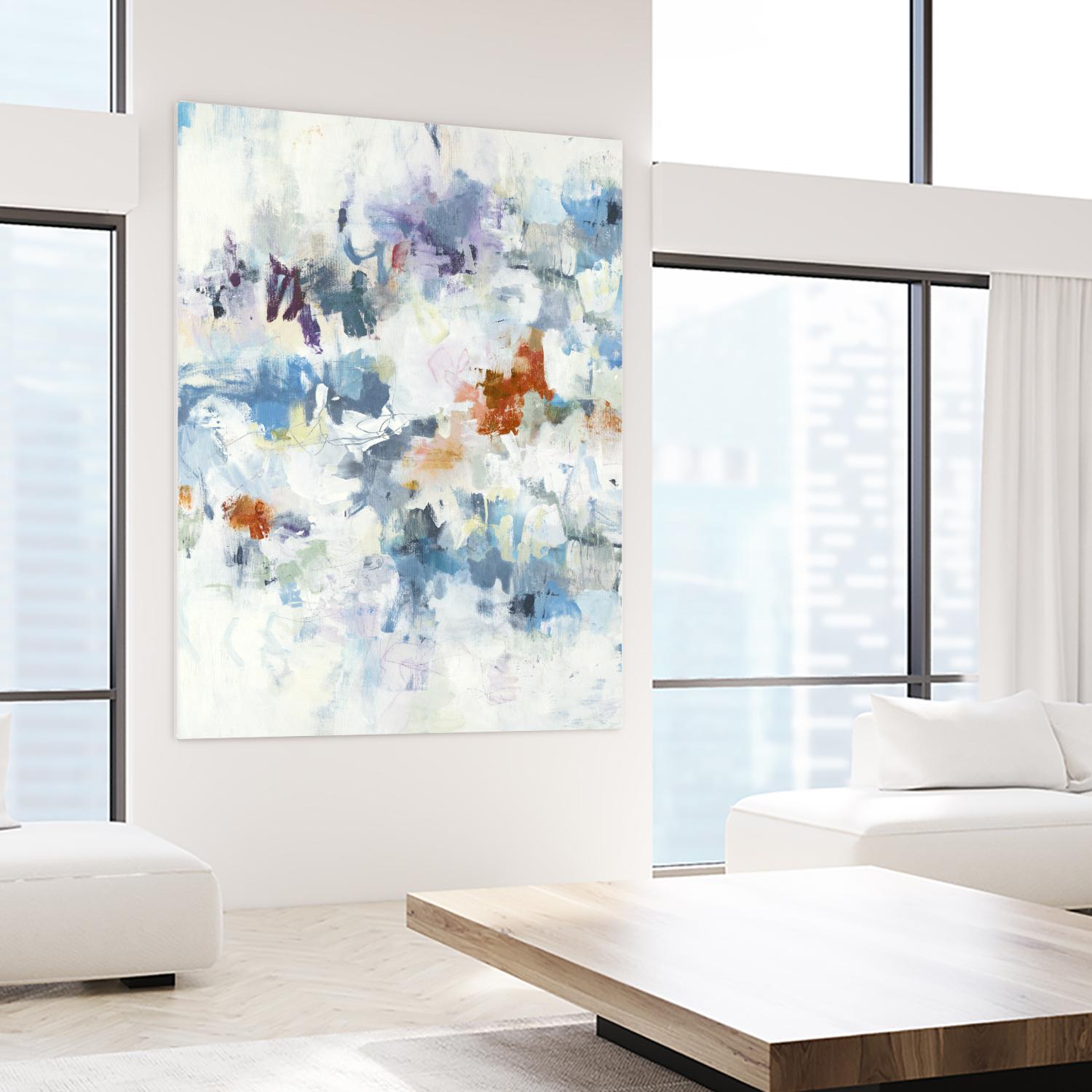 Colour Plays II by Lisa Ridgers on GIANT ART - reds abstract