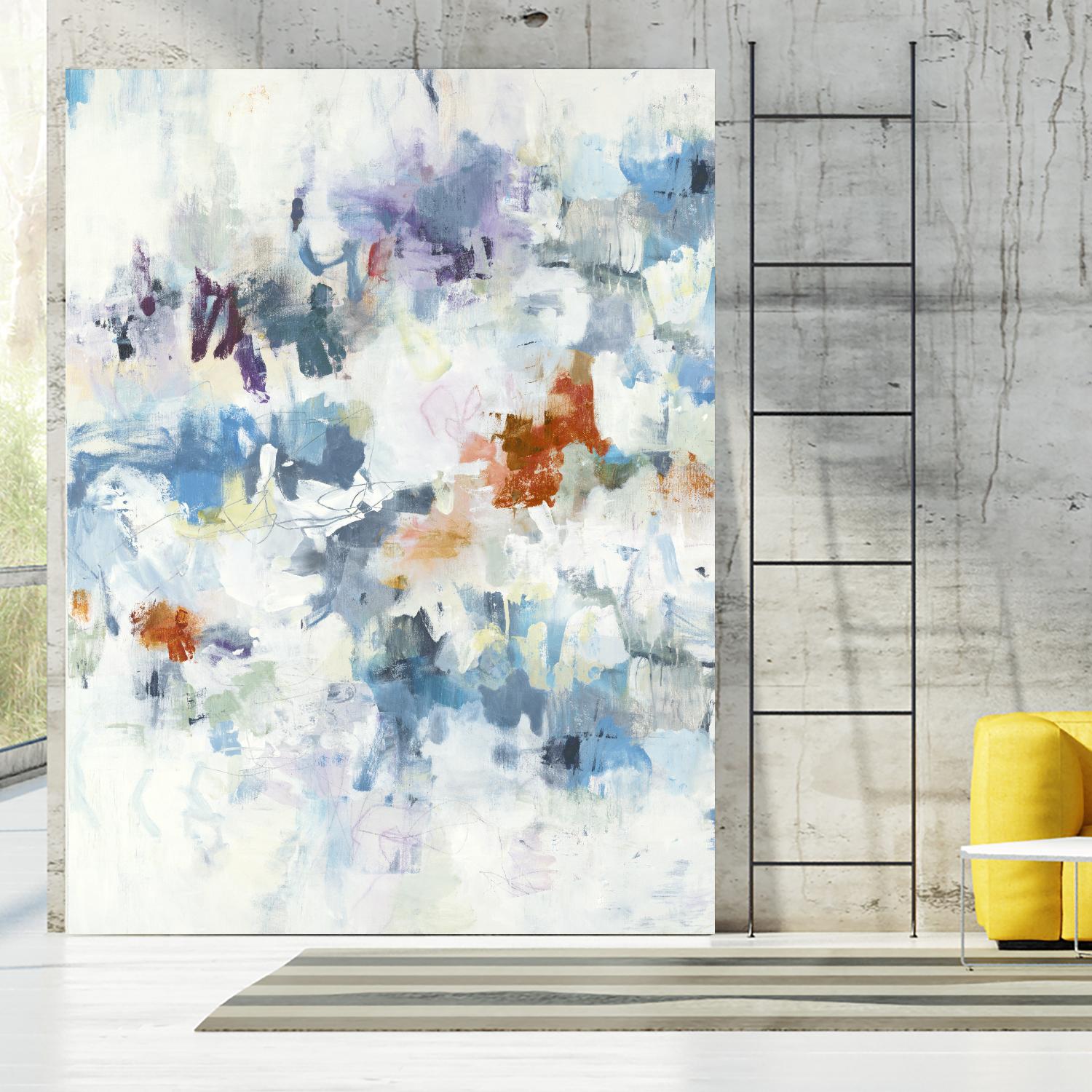 Colour Plays II by Lisa Ridgers on GIANT ART - reds abstract