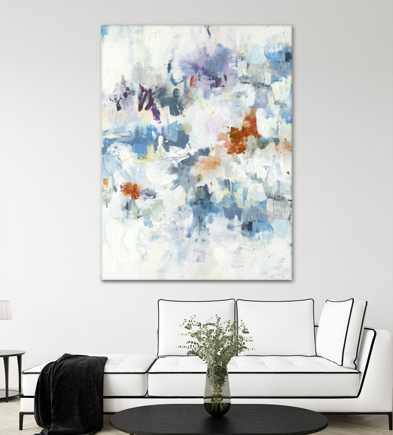 Colour Plays II by Lisa Ridgers on GIANT ART - reds abstract