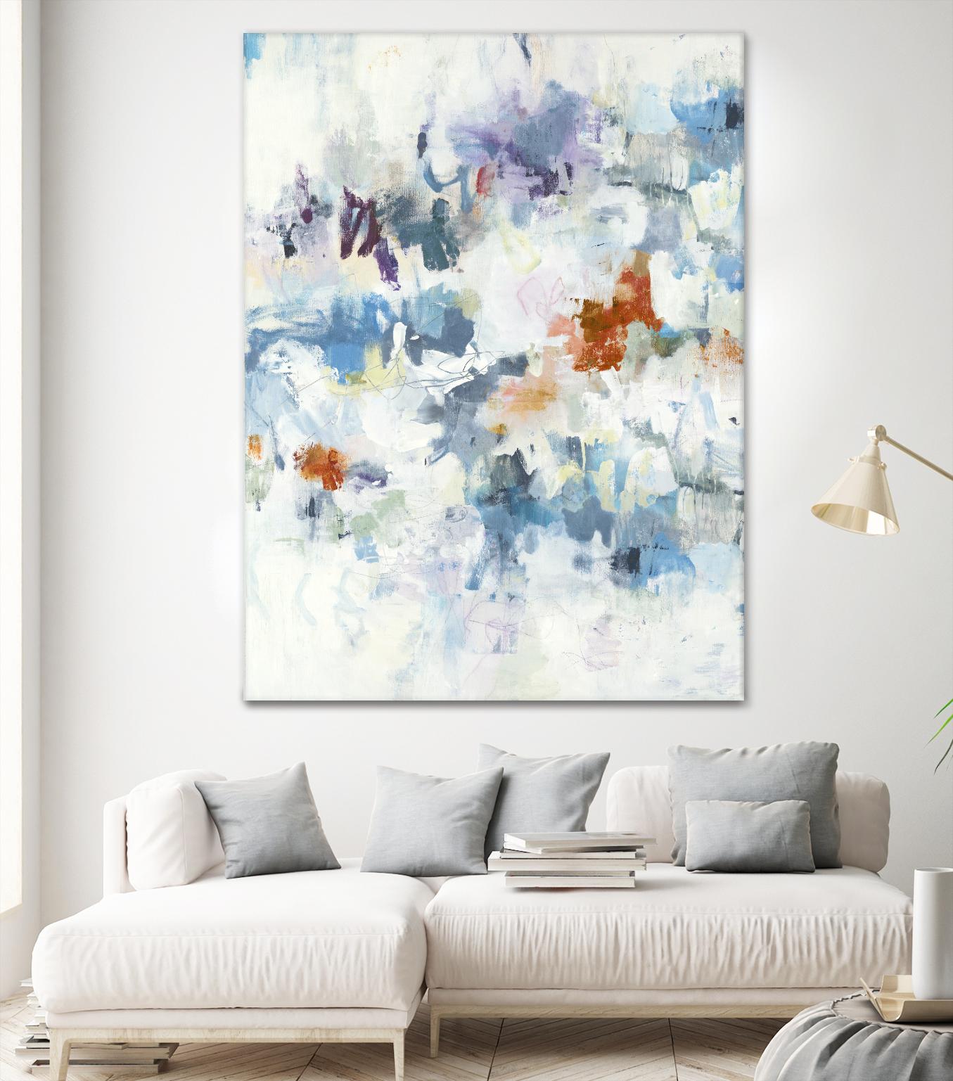 Colour Plays II by Lisa Ridgers on GIANT ART - reds abstract