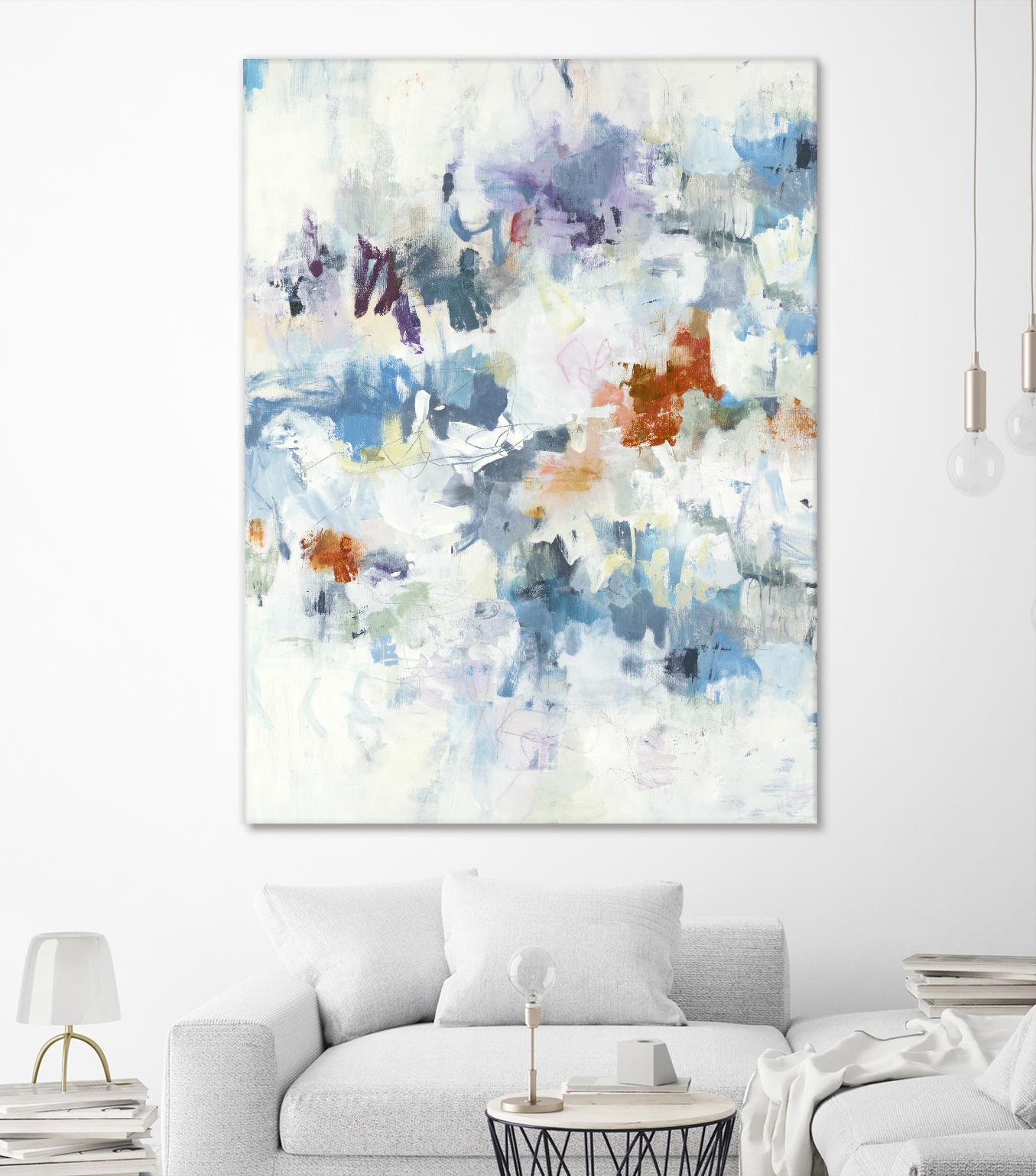 Colour Plays II by Lisa Ridgers on GIANT ART - reds abstract