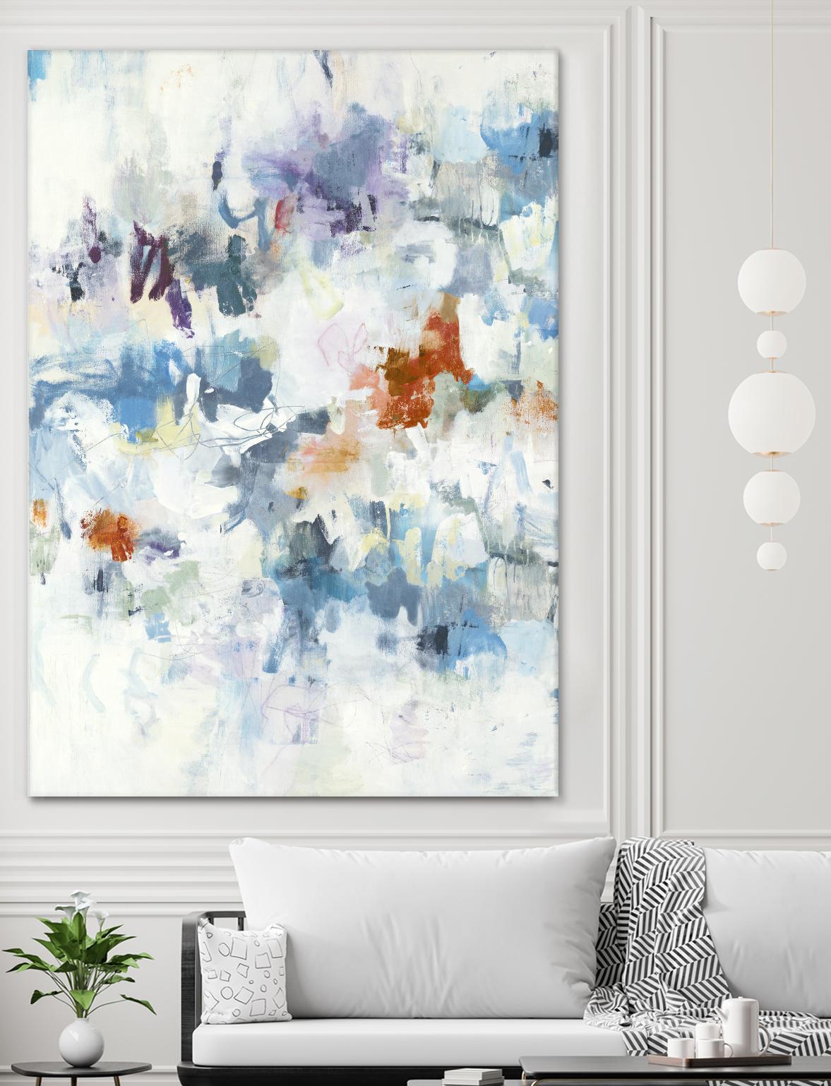 Colour Plays II by Lisa Ridgers on GIANT ART - reds abstract