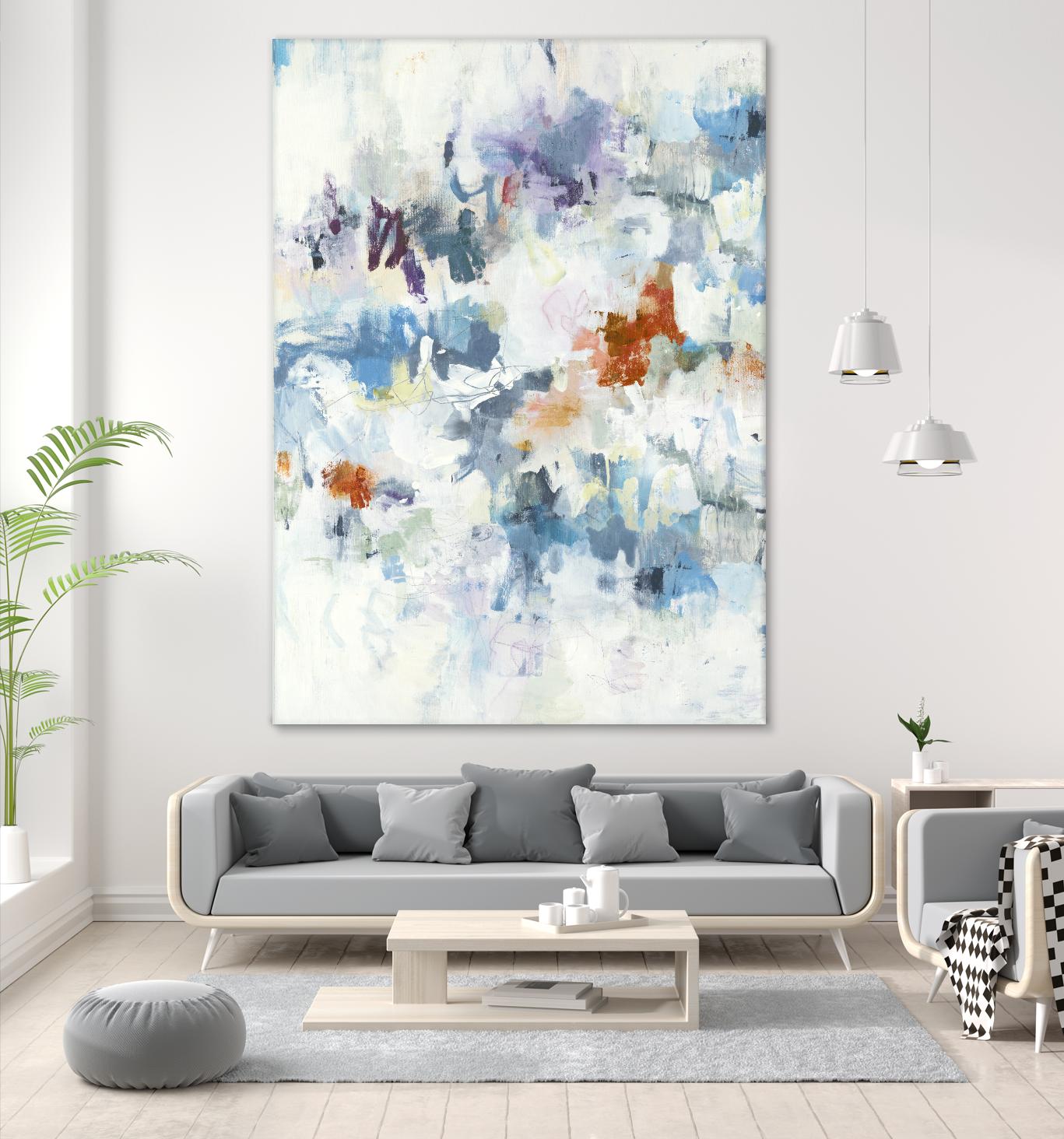 Colour Plays II by Lisa Ridgers on GIANT ART - reds abstract