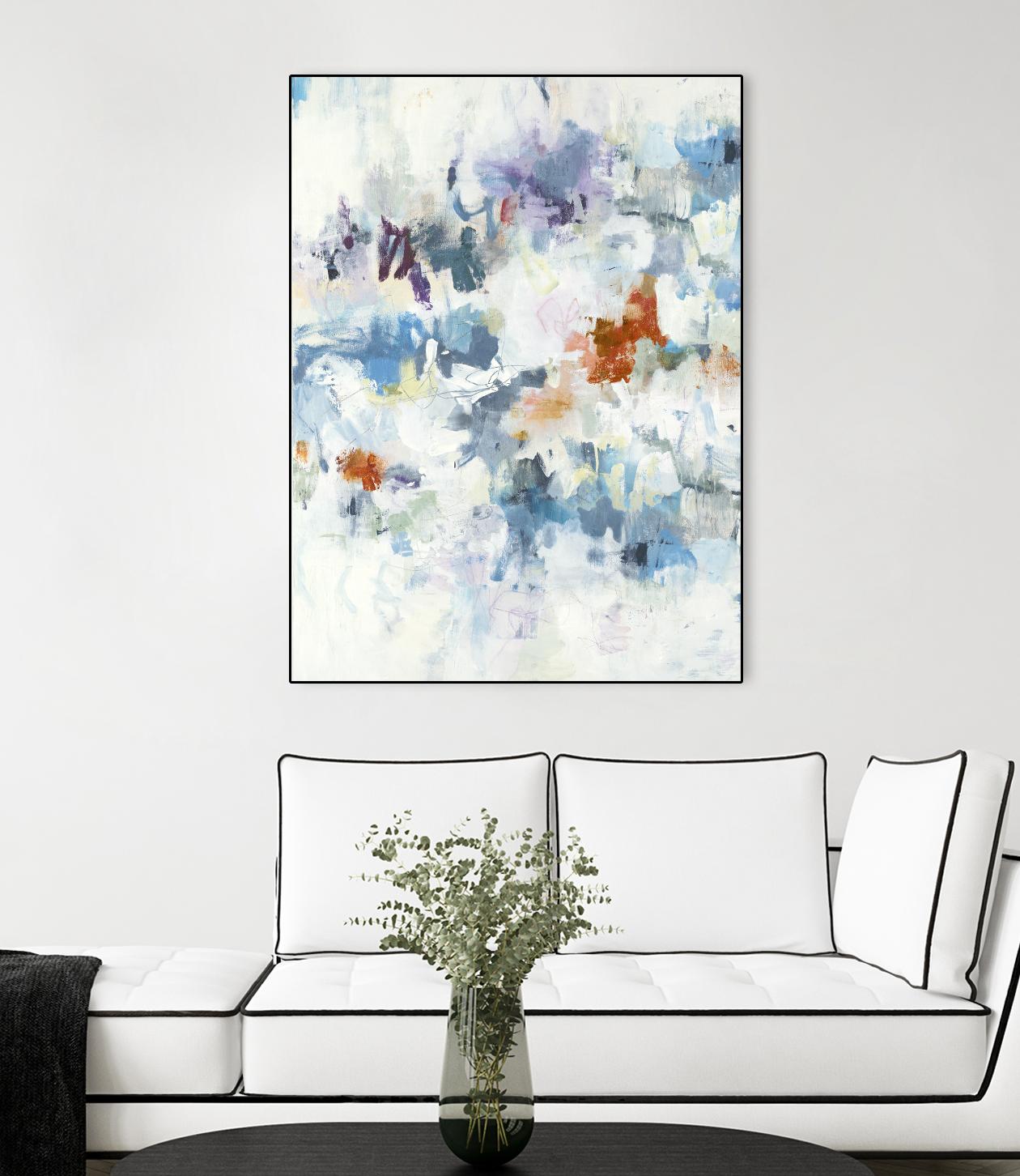 Colour Plays II by Lisa Ridgers on GIANT ART - reds abstract